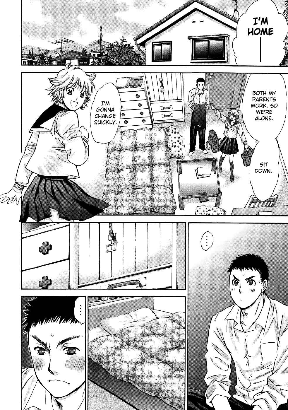 Hajimete Datteba! Volume 1 page 46 - story arc schoolgirl uniform hentai manga - read online free