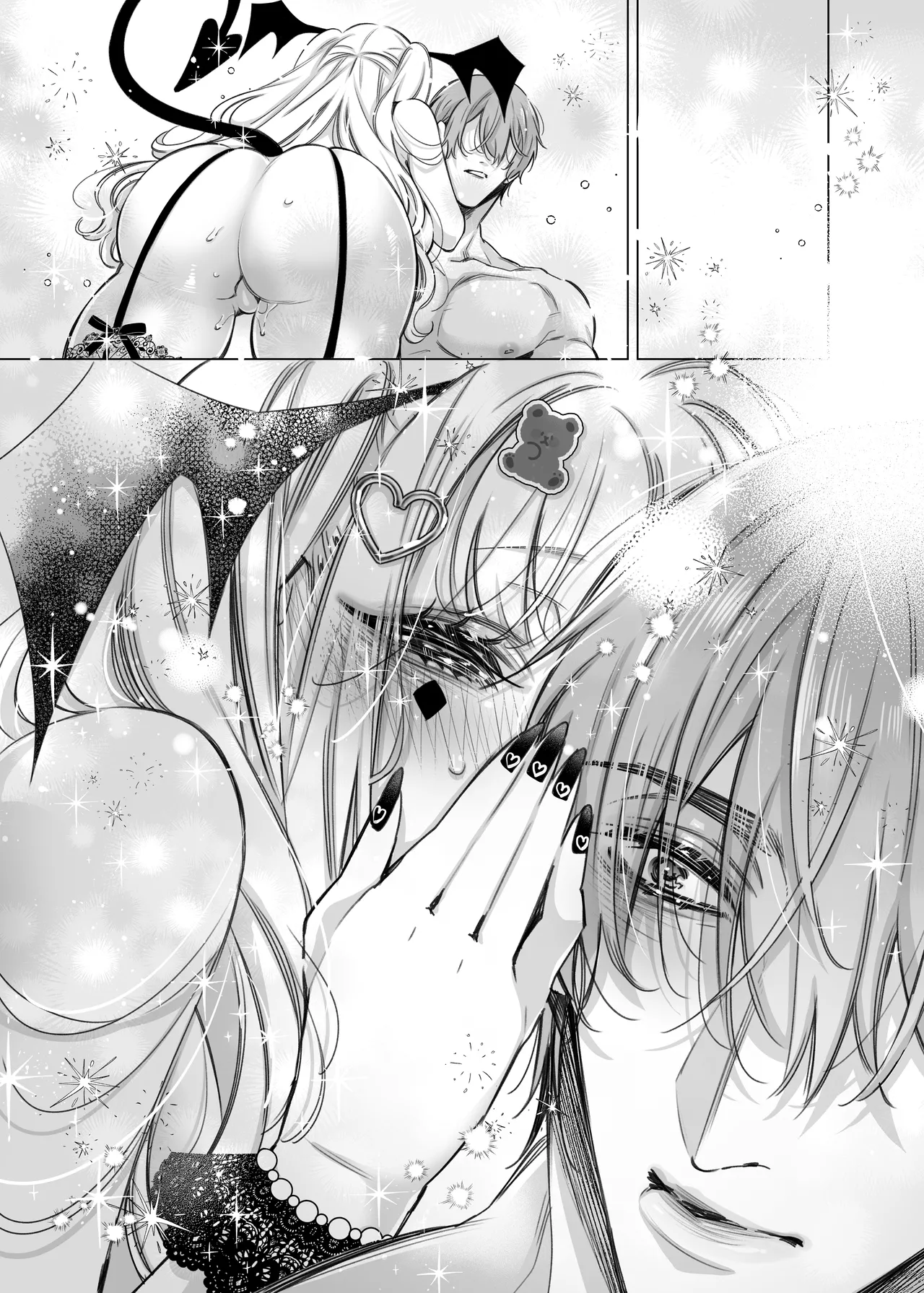 Lily-chan wa Maketakunai. ～Takabisha Succubus niwa DoS Shachiku de Wakarasete～ 3 page 98 original parody - squirting sweating hentai manga - read online free