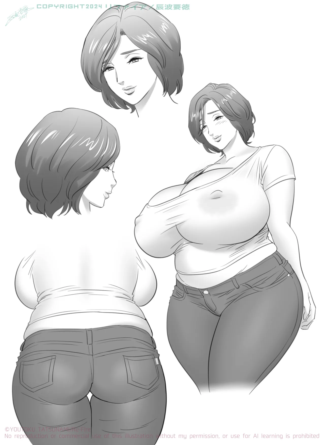 Kayoi zu Mama Tai Oshikake Kanojo page 103 original parody - squirting handjob hentai manga - read online free