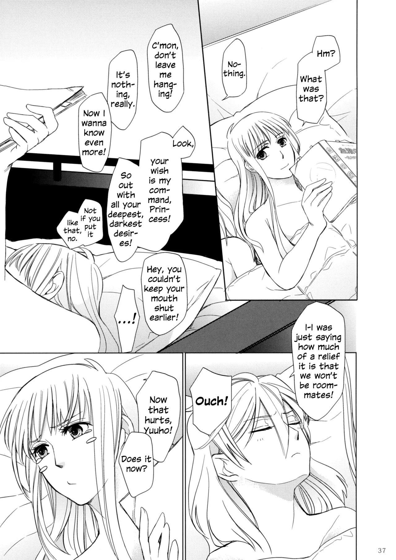 Meteora page 36 hayate x blade parody - kissing females only hentai manga - read online free