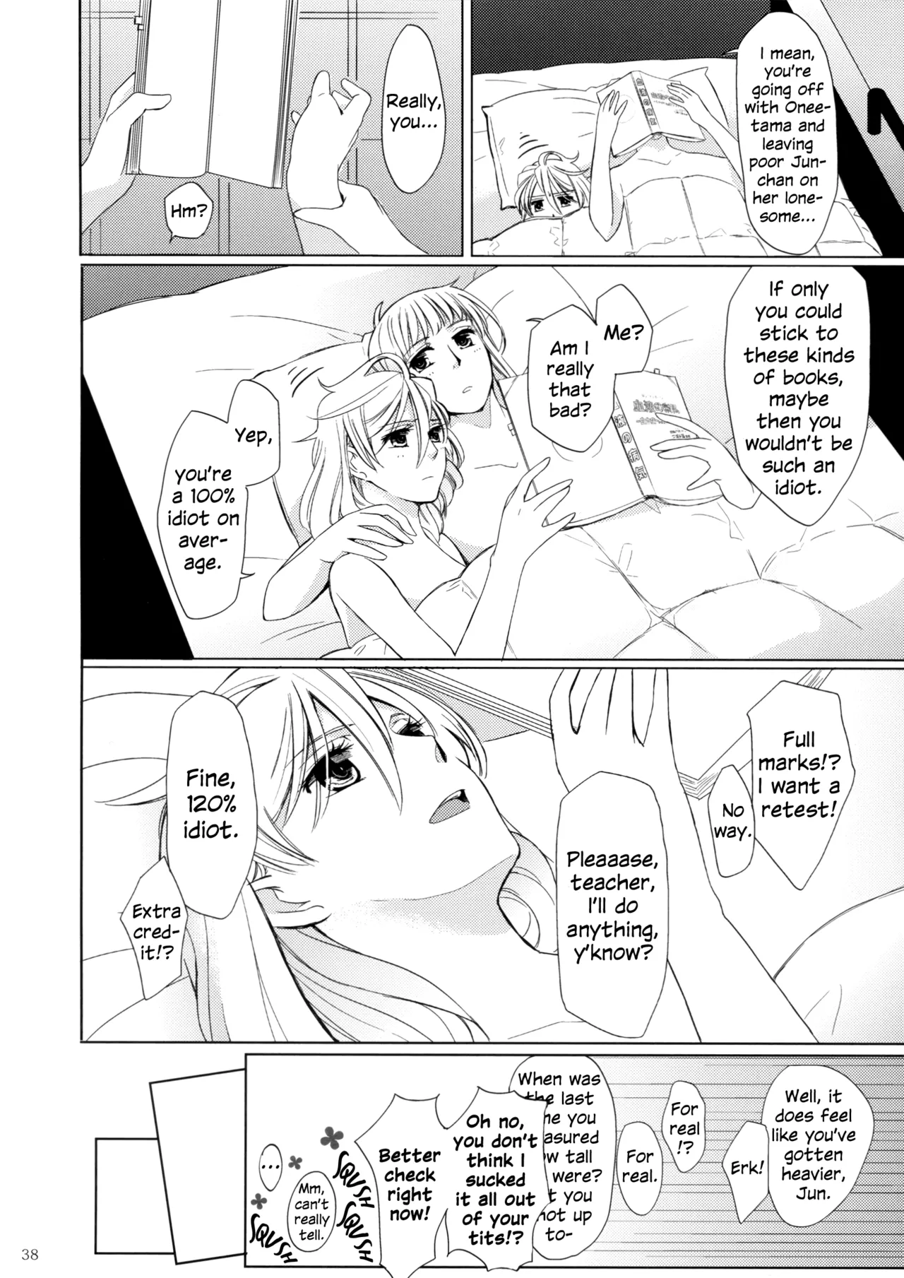 Meteora page 37 hayate x blade parody - kissing females only hentai manga - read online free