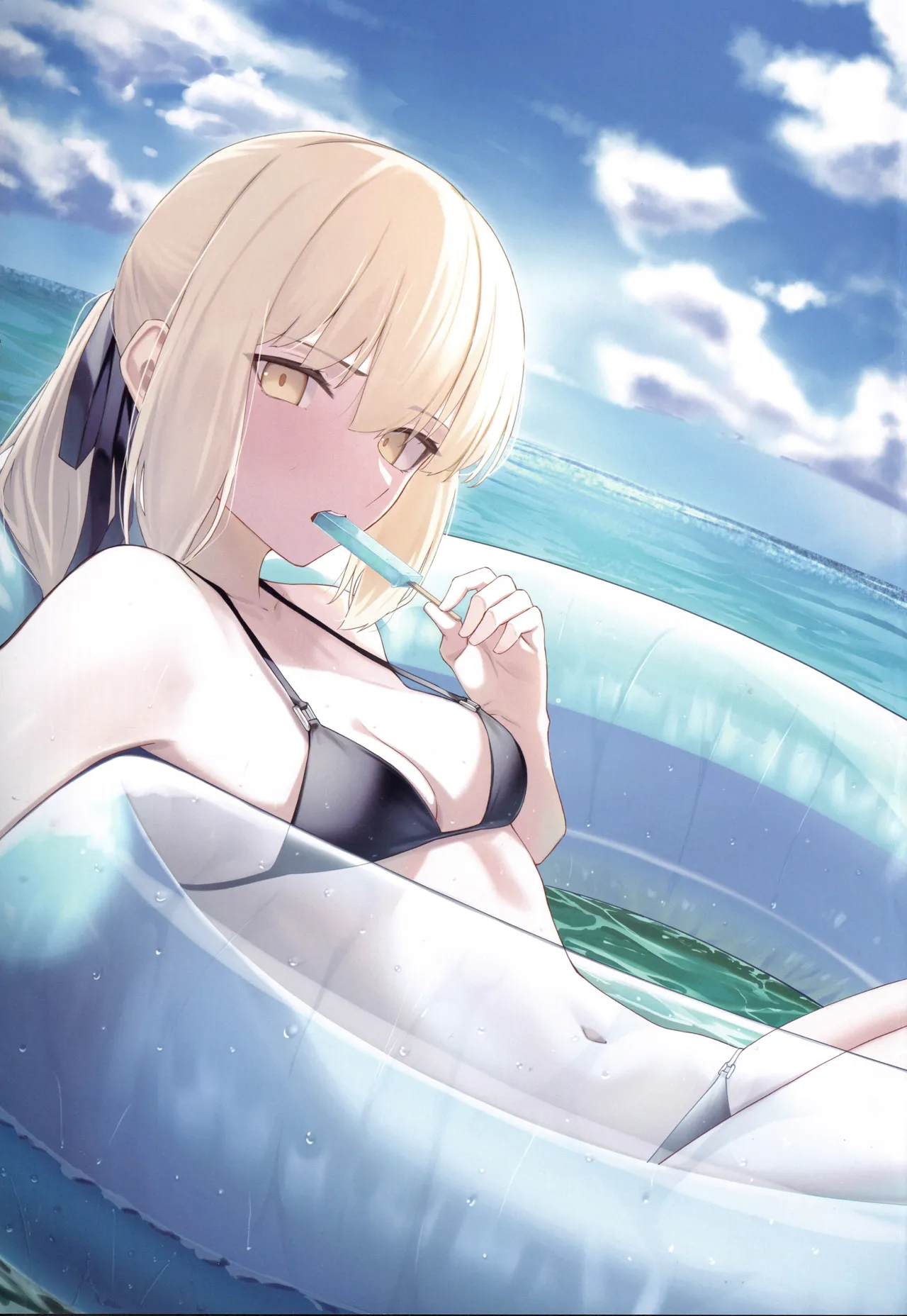 Alter to Natsuyasumi page 24 featuring saber alter fate grand order parody - swimsuit nakadashi hentai manga - read online free