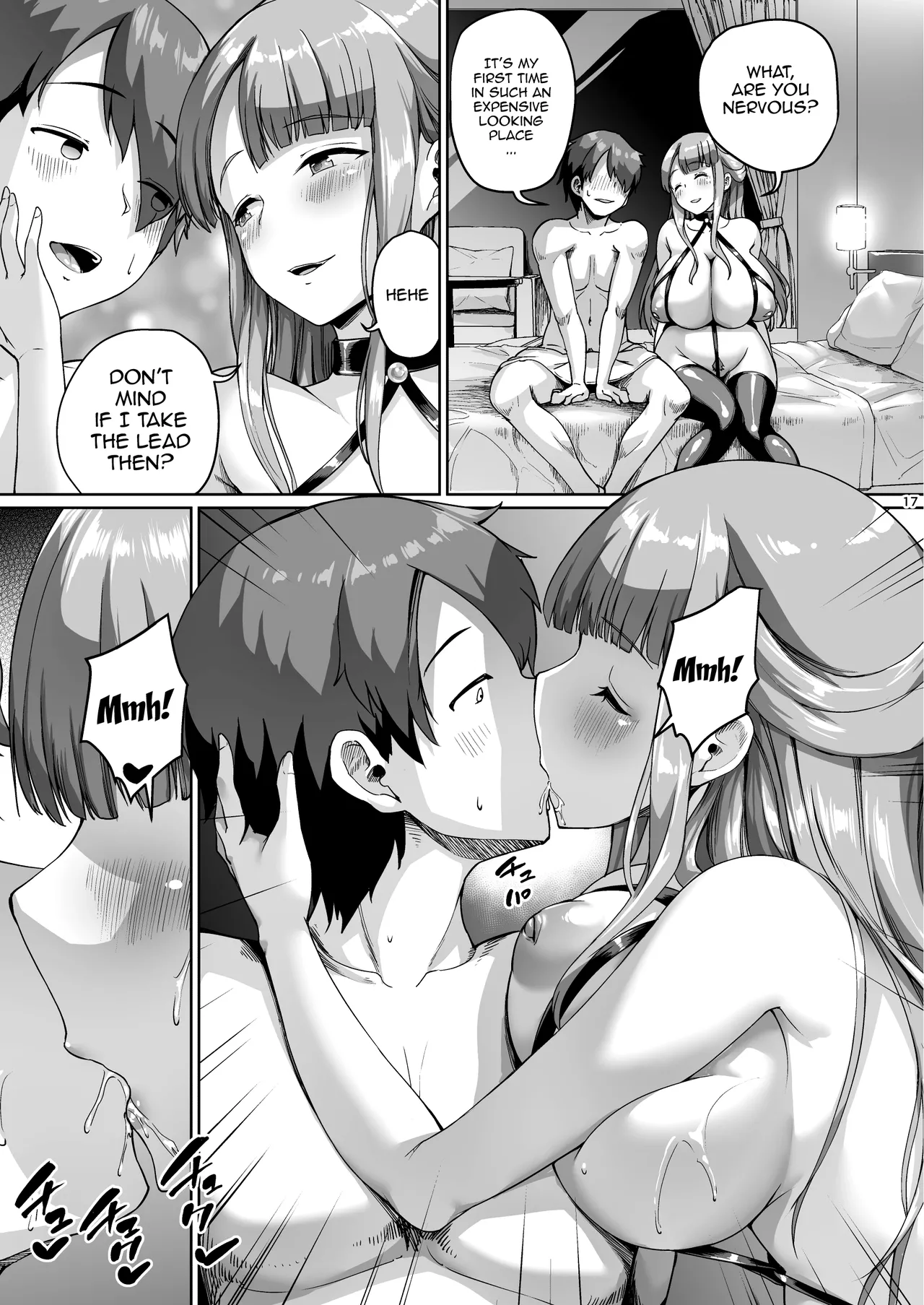 [Zetsubou Shiromuji (Shousan Bouzu)] Kyonyuu no Oyako ni Osewa ni Nattemasu. ~HaHa Hen~ | Getting to Fuck Both Big Breasted Mother and Daughter - Mother Edition [English] {Doujins.com} [Digital] page 16 original parody - milf leg lock hentai manga - read online free