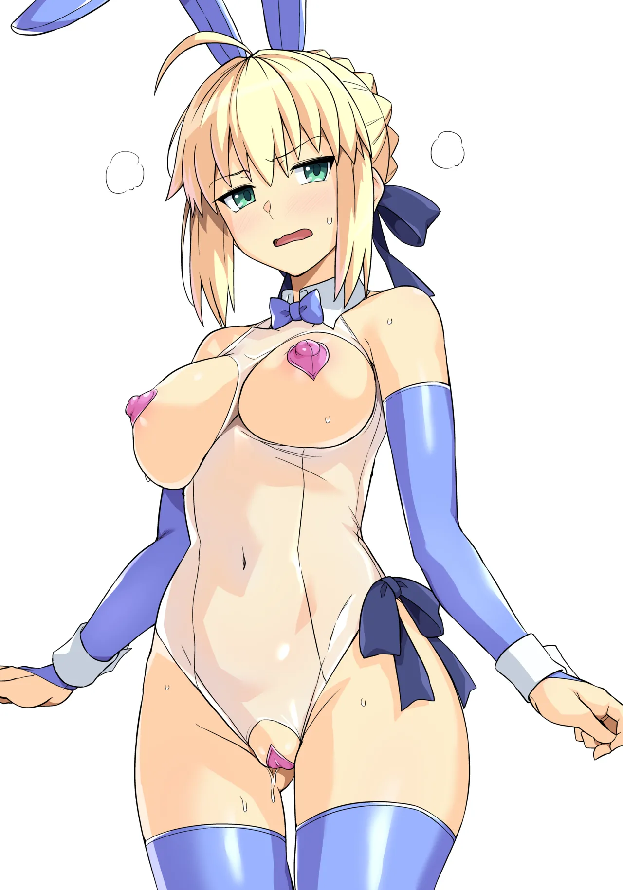 Saber-san Yarimoku Nanpamachi Pool Hen page 56 featuring rin tosaka fate stay night parody - kissing swimsuit hentai manga - read online free