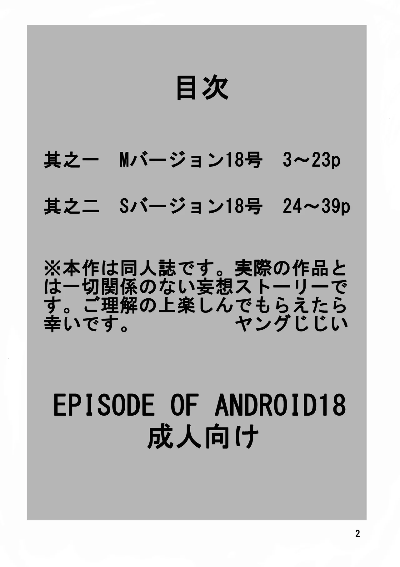 EPISODE OF ANDROID18 - Page 3