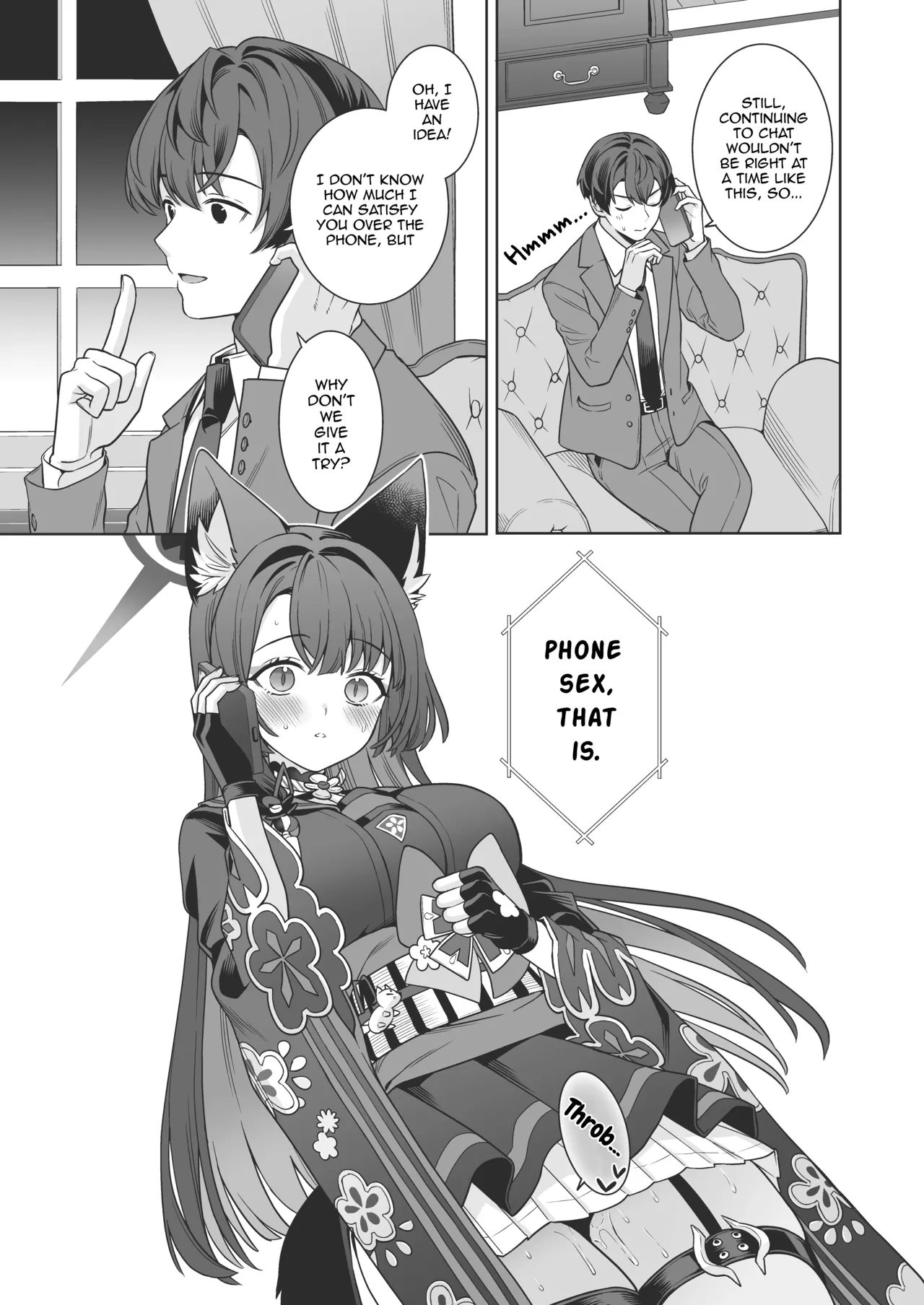 [NOMIYAGUMI (Ichinomiya)] Junjou ♥ Renjou Hatsujou Kitsune -4- | Pure ♥ Lovestruck Fox in Heat -4- (Blue Archive) [English] [mysterymeat3] [Digital] page 10 featuring sensei blue archive parody - big breasts multi-work series hentai manga - read online free