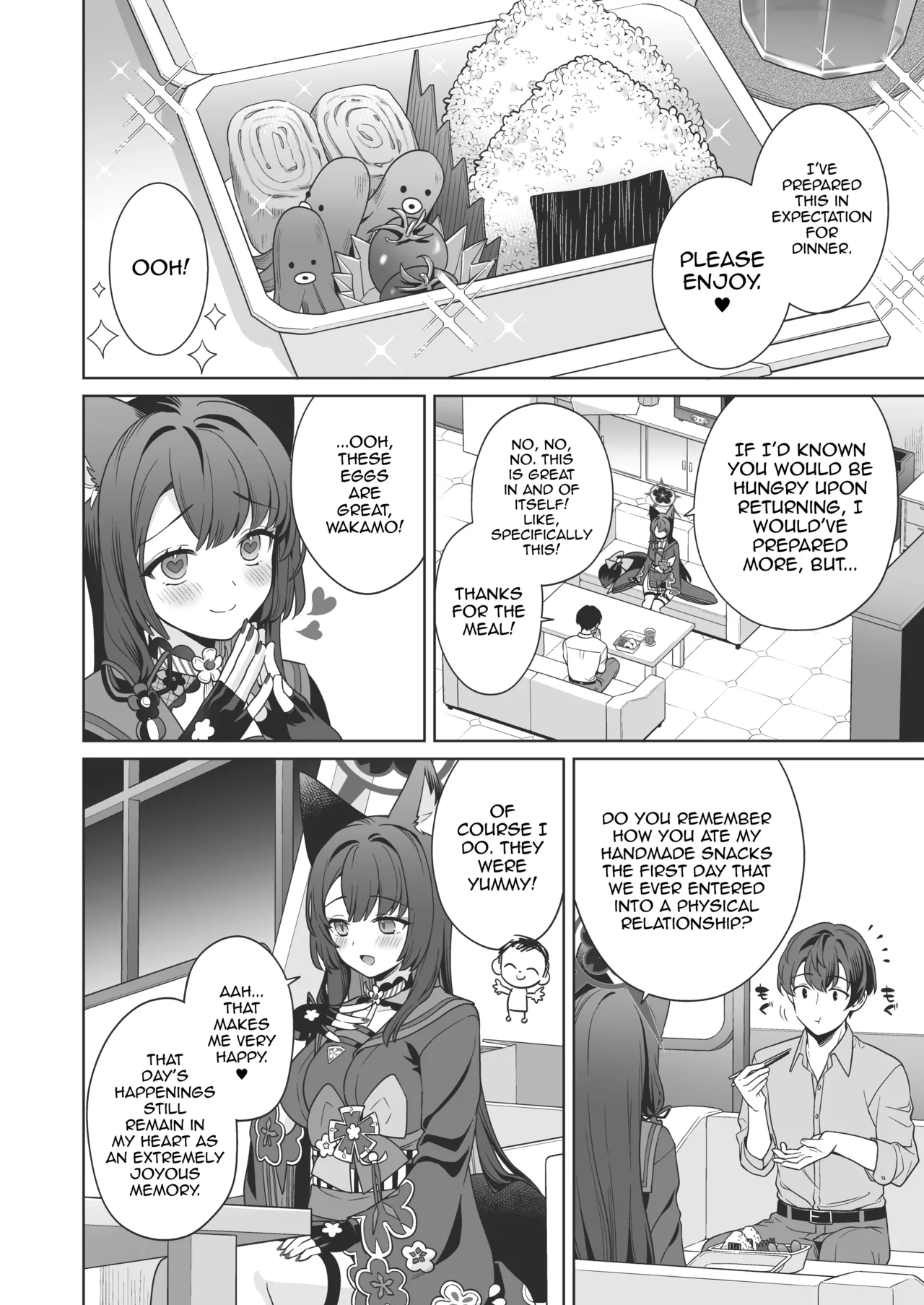 [NOMIYAGUMI (Ichinomiya)] Junjou ♥ Renjou Hatsujou Kitsune -4- | Pure ♥ Lovestruck Fox in Heat -4- (Blue Archive) [English] [mysterymeat3] [Digital] page 53 featuring sensei blue archive parody - big breasts multi-work series hentai manga - read online free