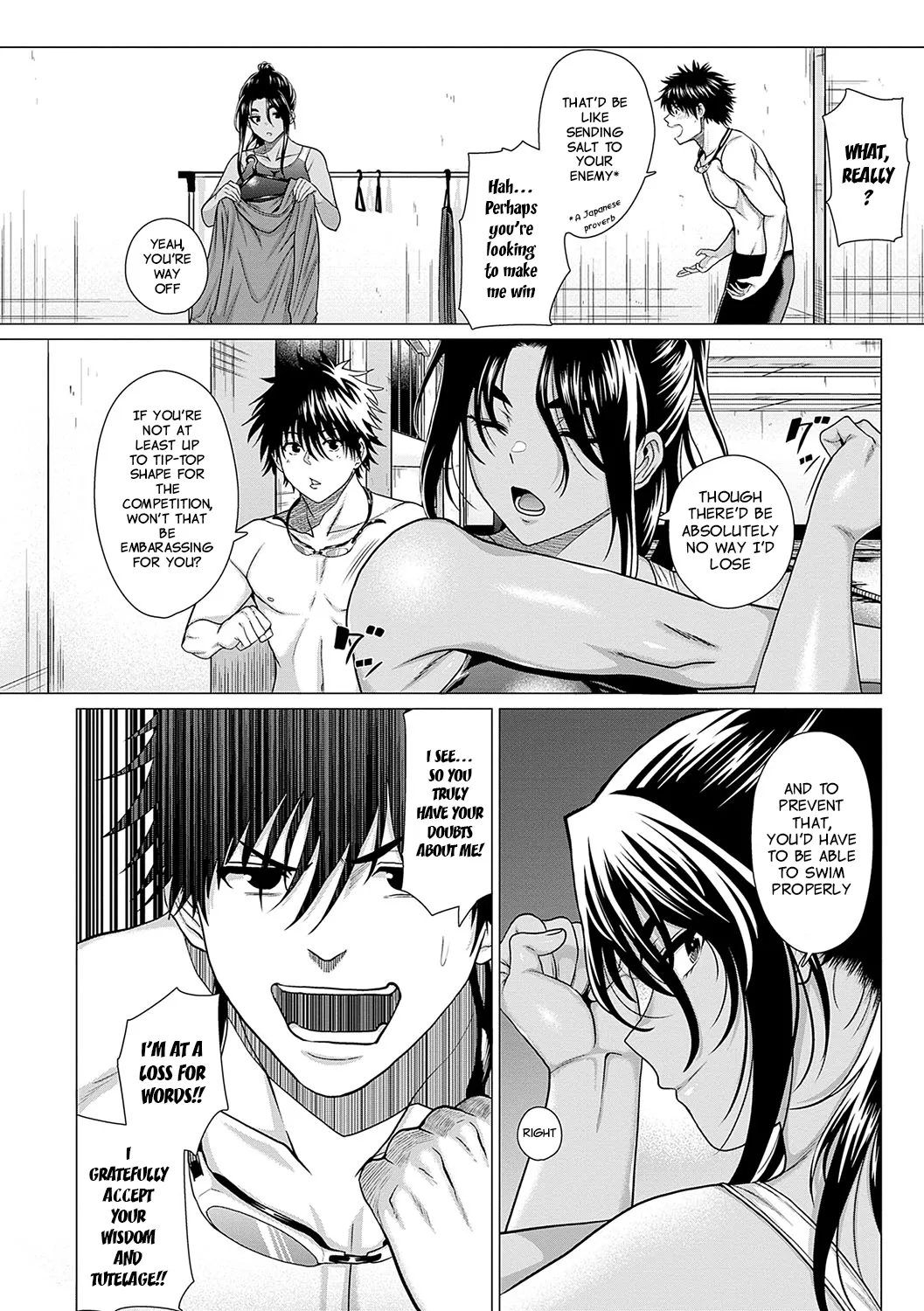 Show Me You Mean It + I Show My Sincerity page 13 - big breasts swimsuit hentai manga - read online free