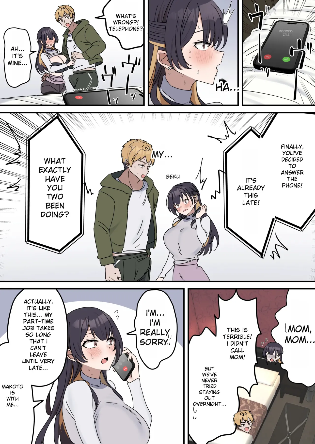 Giji SEX Kyoudai 0~4 ENGLISH 1-164 page 59 original parody - kissing big breasts hentai manga - read online free