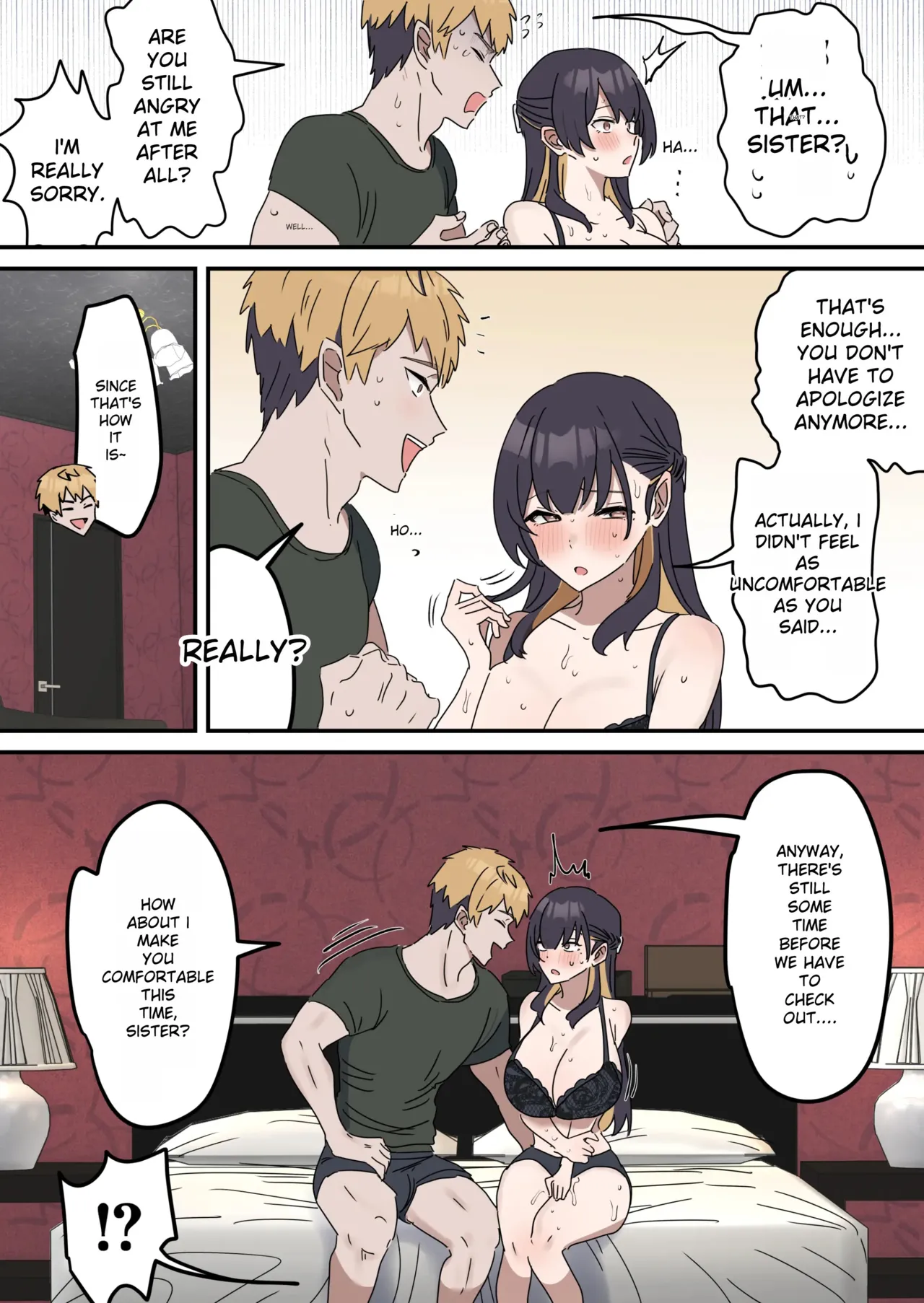 Giji SEX Kyoudai 0~4 ENGLISH 1-164 page 87 original parody - kissing big breasts hentai manga - read online free