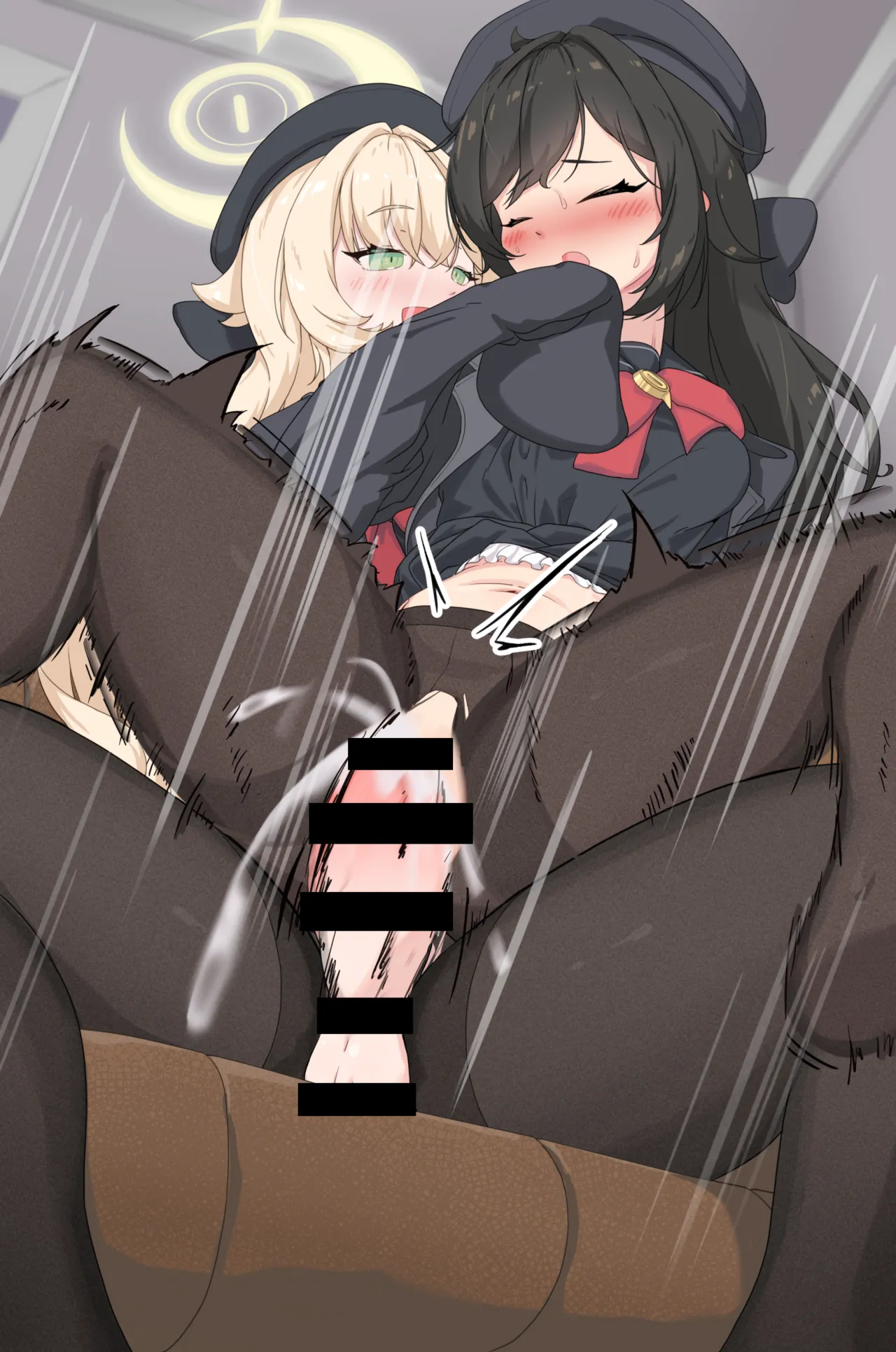 sensei TSF or がふたなり教授 page 28 featuring niyaniya kyouju blue archive parody - futanari pantyhose hentai manga - read online free