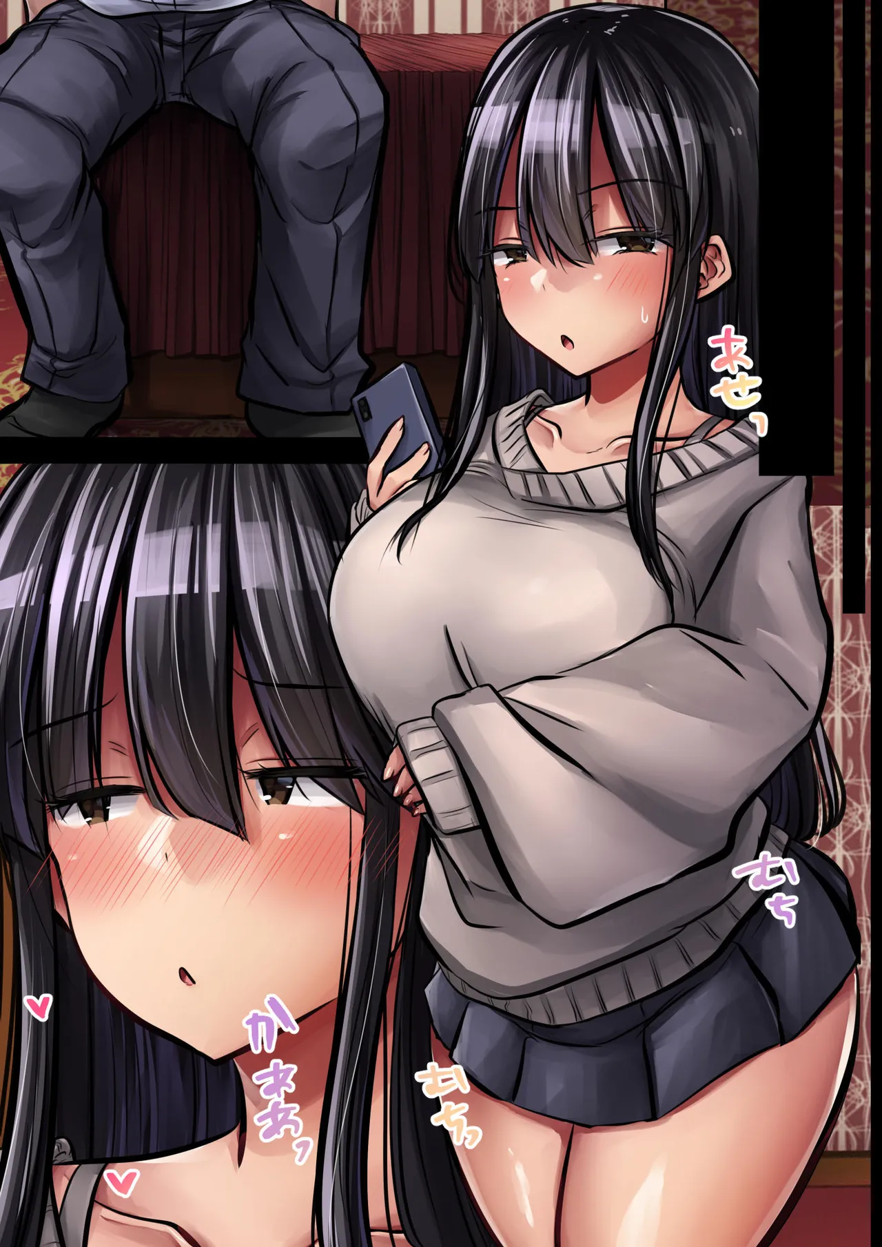 Metsuki mo Kuchi mo Warui Kouhai-chan wa Ore no koto ga Suki na node Sukebe na Mizugi Onegai shite Mechakucha H shimashita. page 63 original parody - big breasts swimsuit hentai manga - read online free