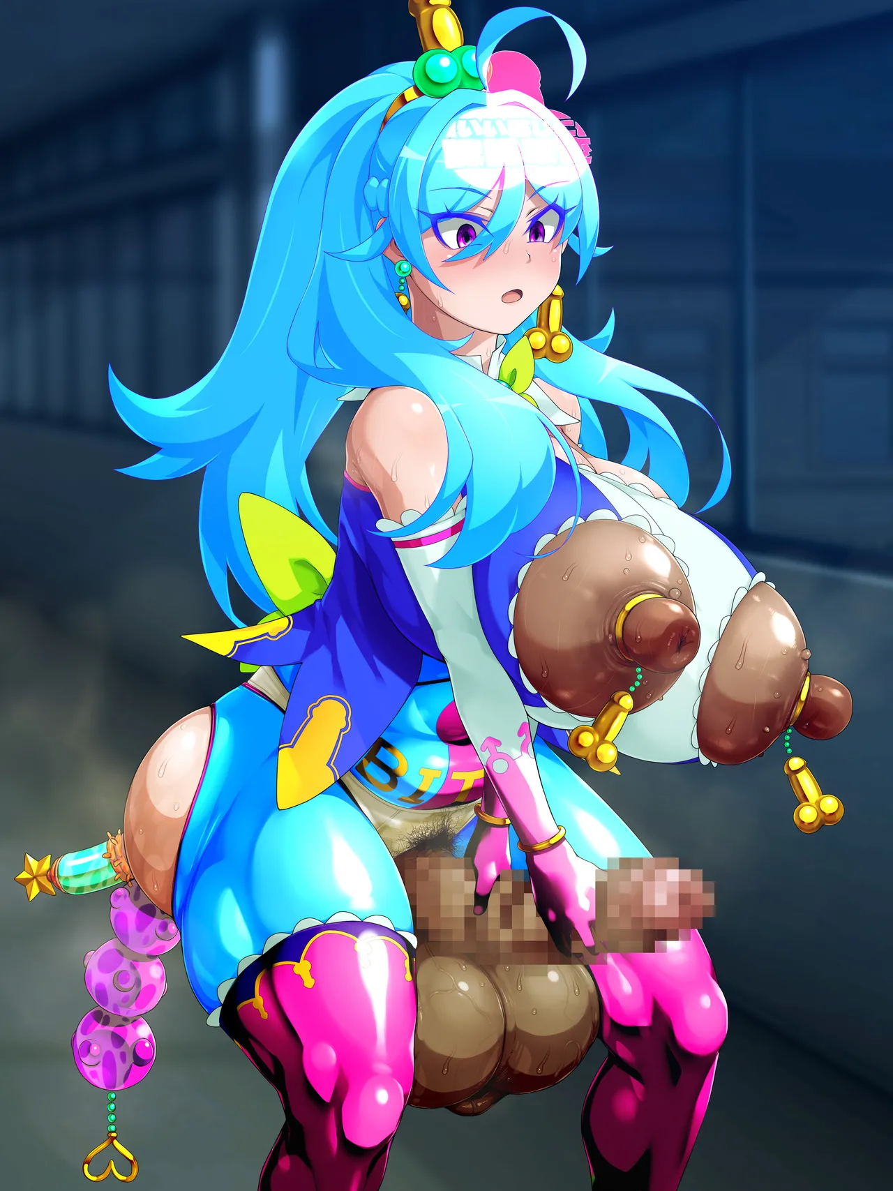 [GFF (Kuribayashi Chris)] Kanzu Megumi wa do~~~shitemo onnanoko ni kintama o hayashitai page 224 original parody - futanari big breasts hentai manga - read online free