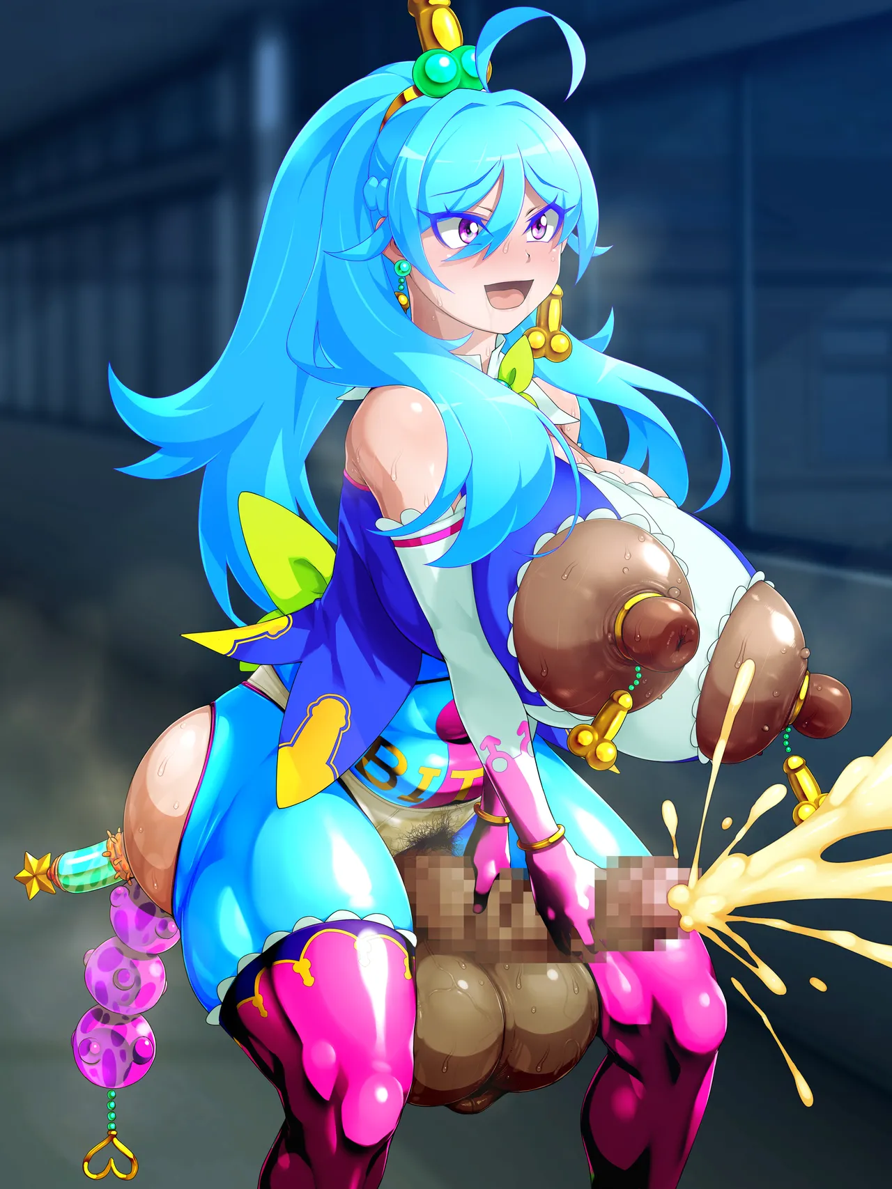 [GFF (Kuribayashi Chris)] Kanzu Megumi wa do~~~shitemo onnanoko ni kintama o hayashitai page 231 original parody - futanari big breasts hentai manga - read online free