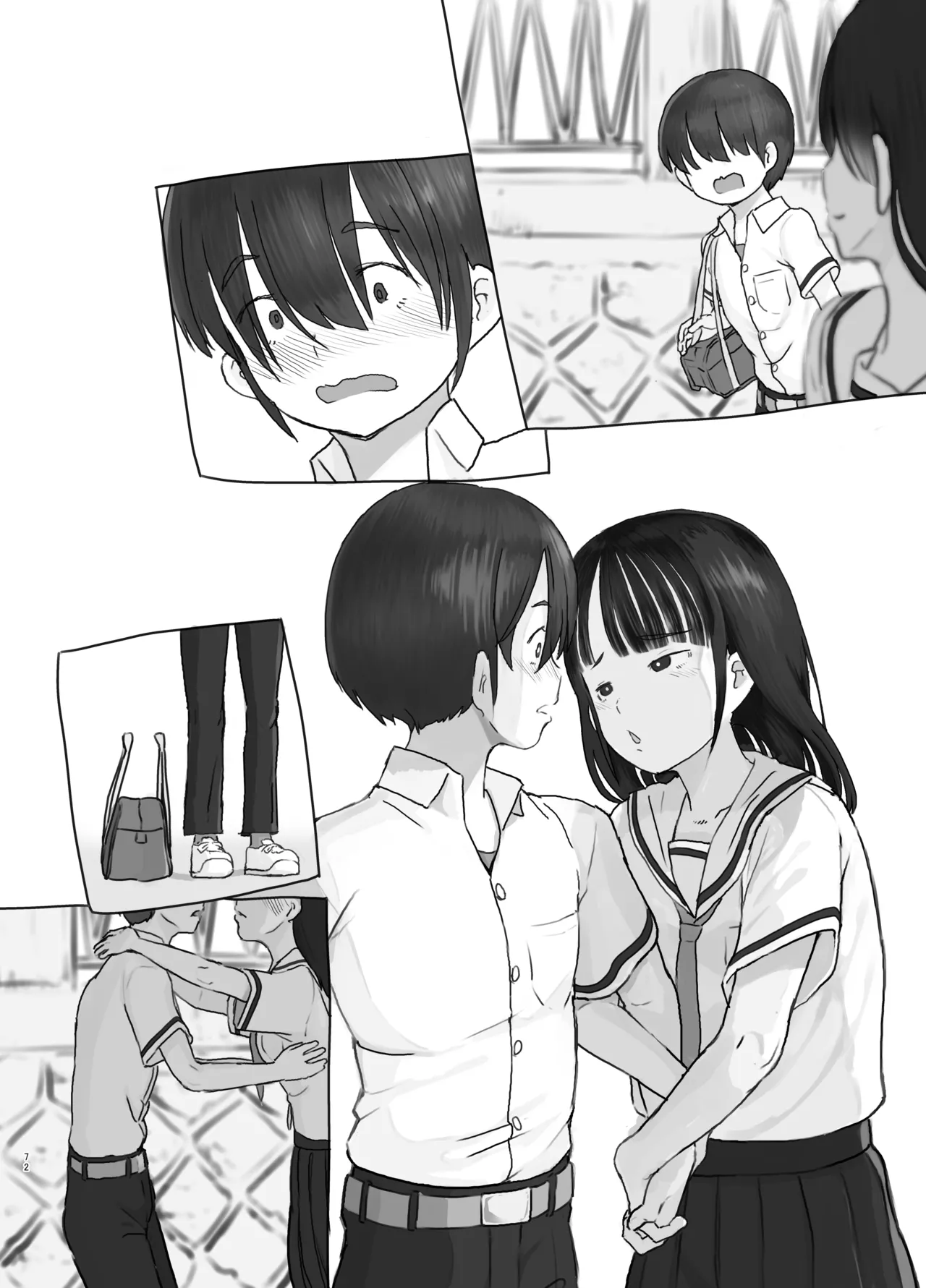 Tomodachi no Imouto page 72 original parody - schoolboy uniform schoolgirl uniform hentai manga - read online free