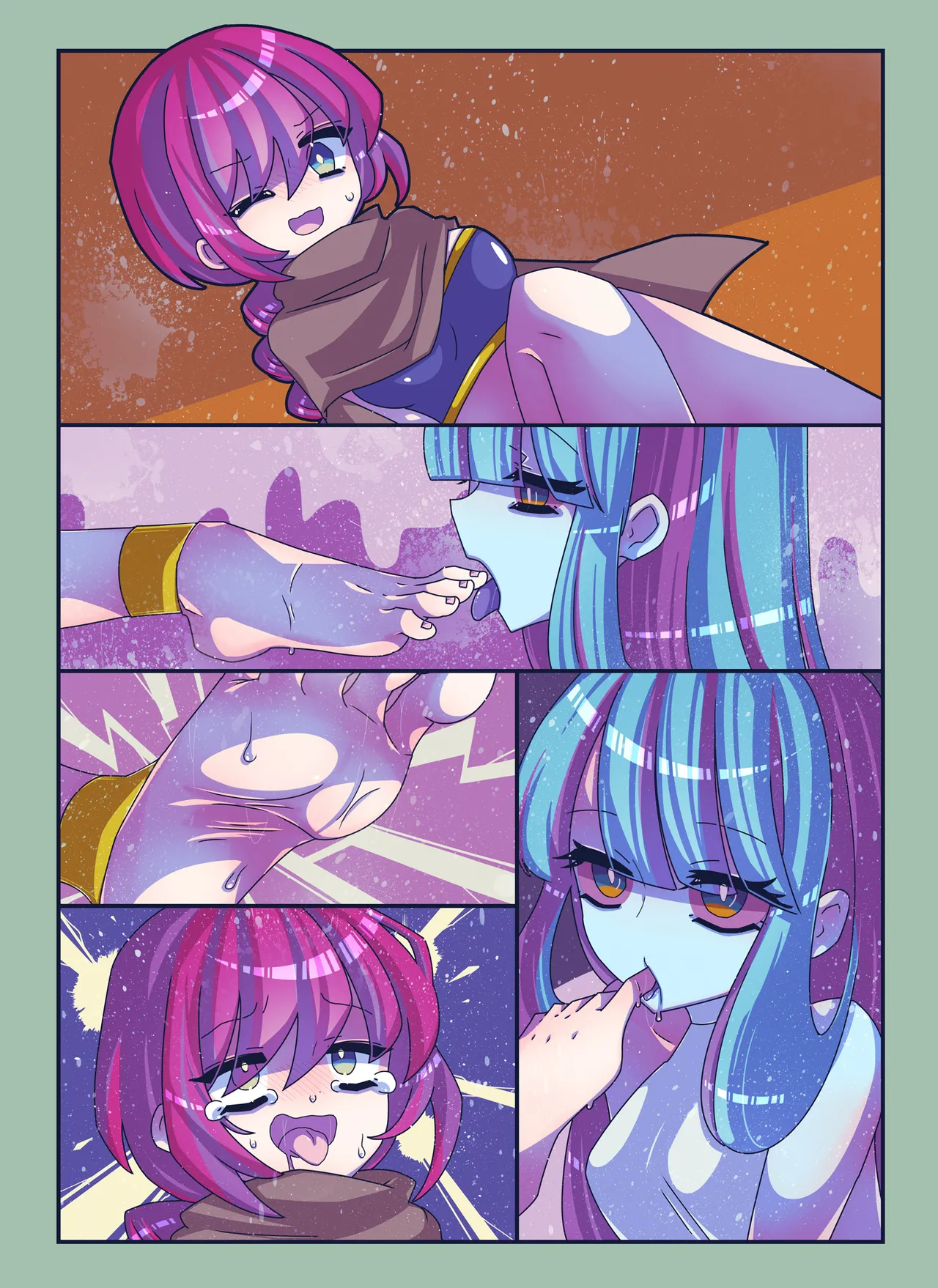 Kenzen! Ko-cho Pero Comic 3 page 36 original parody - tickling full color hentai manga - read online free