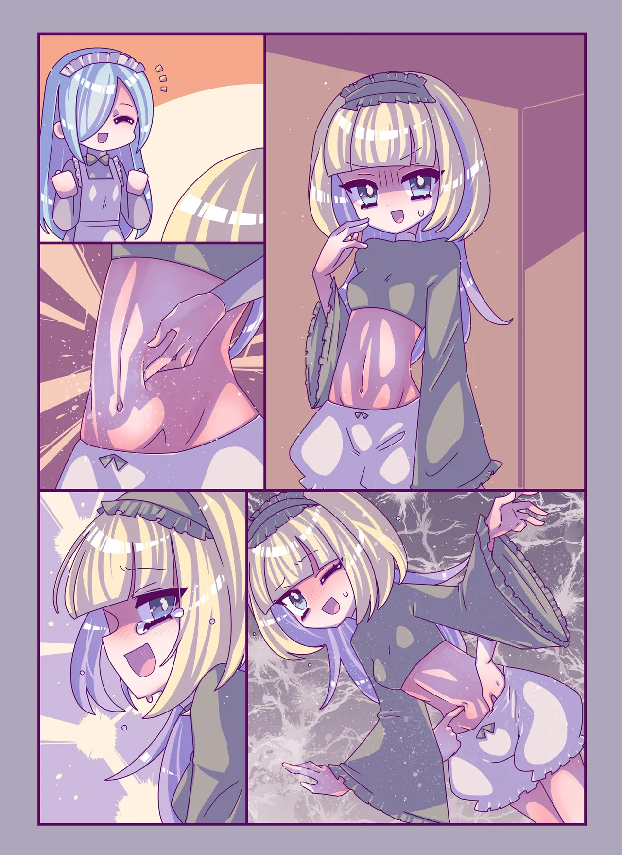 Kenzen! Ko-cho Pero Comic 4 page 26 original parody - females only tickling hentai manga - read online free