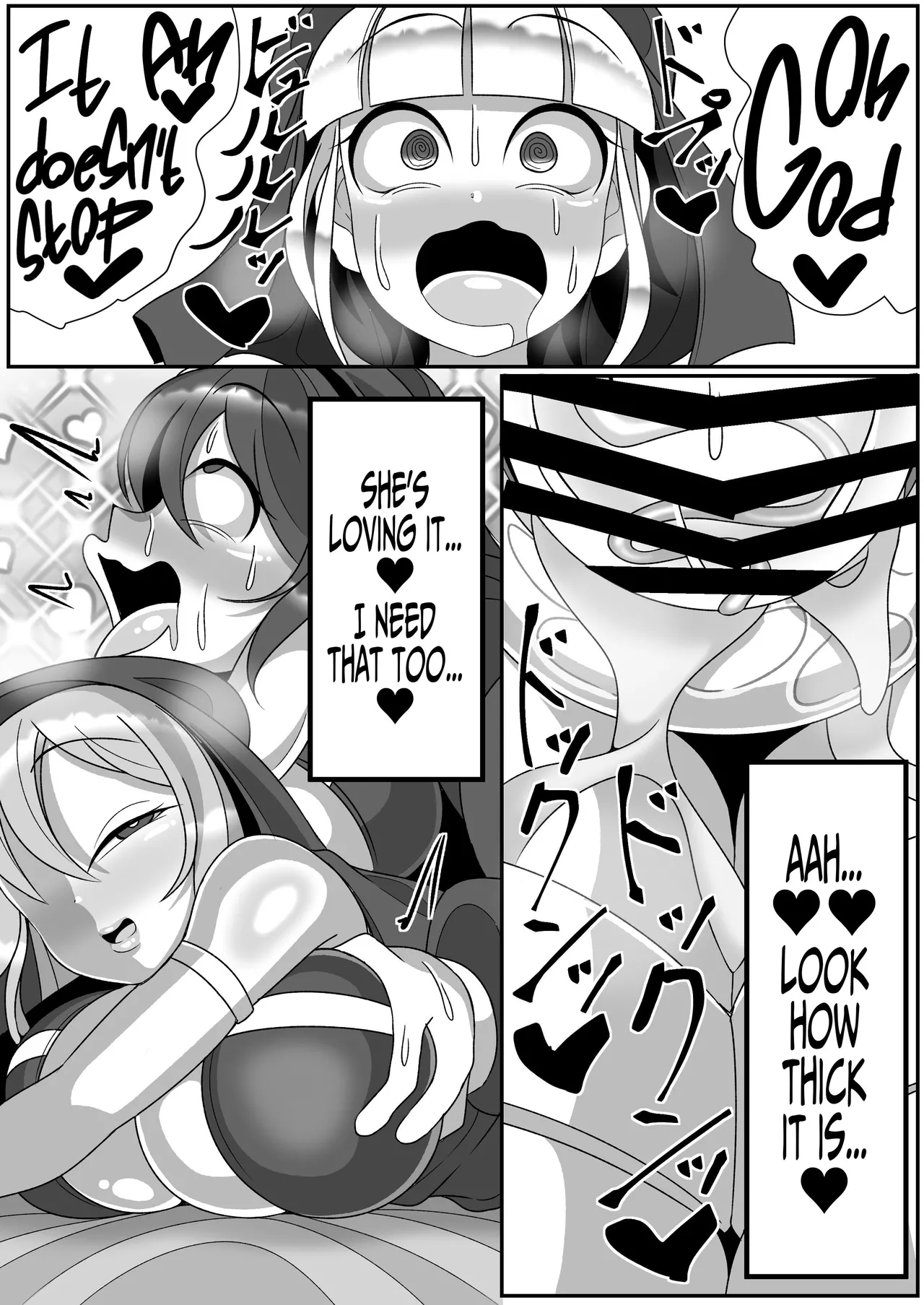 Futanari Seijo Shasei Kinshirei | Dick Slingin' Saintess page 43 original parody - futanari kissing hentai manga - read online free