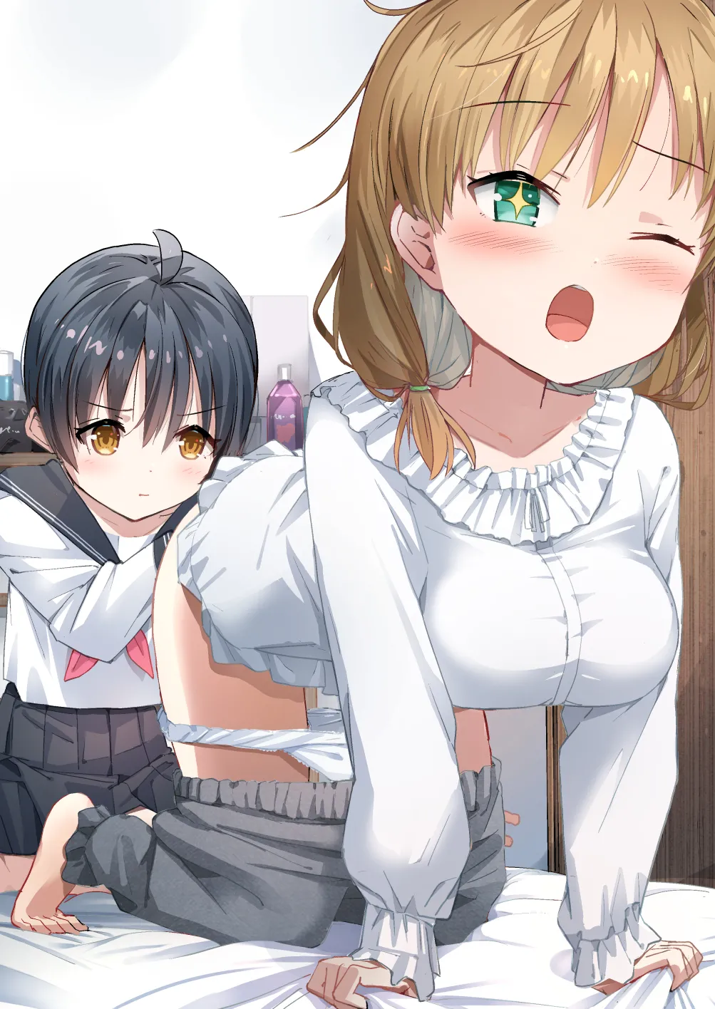 [Natsumemo. (Natsushima Memo)] Luckysuke ~Lucky Sukebe ga Nichijou ni natchatta~ 2 page 225 original parody - read online free