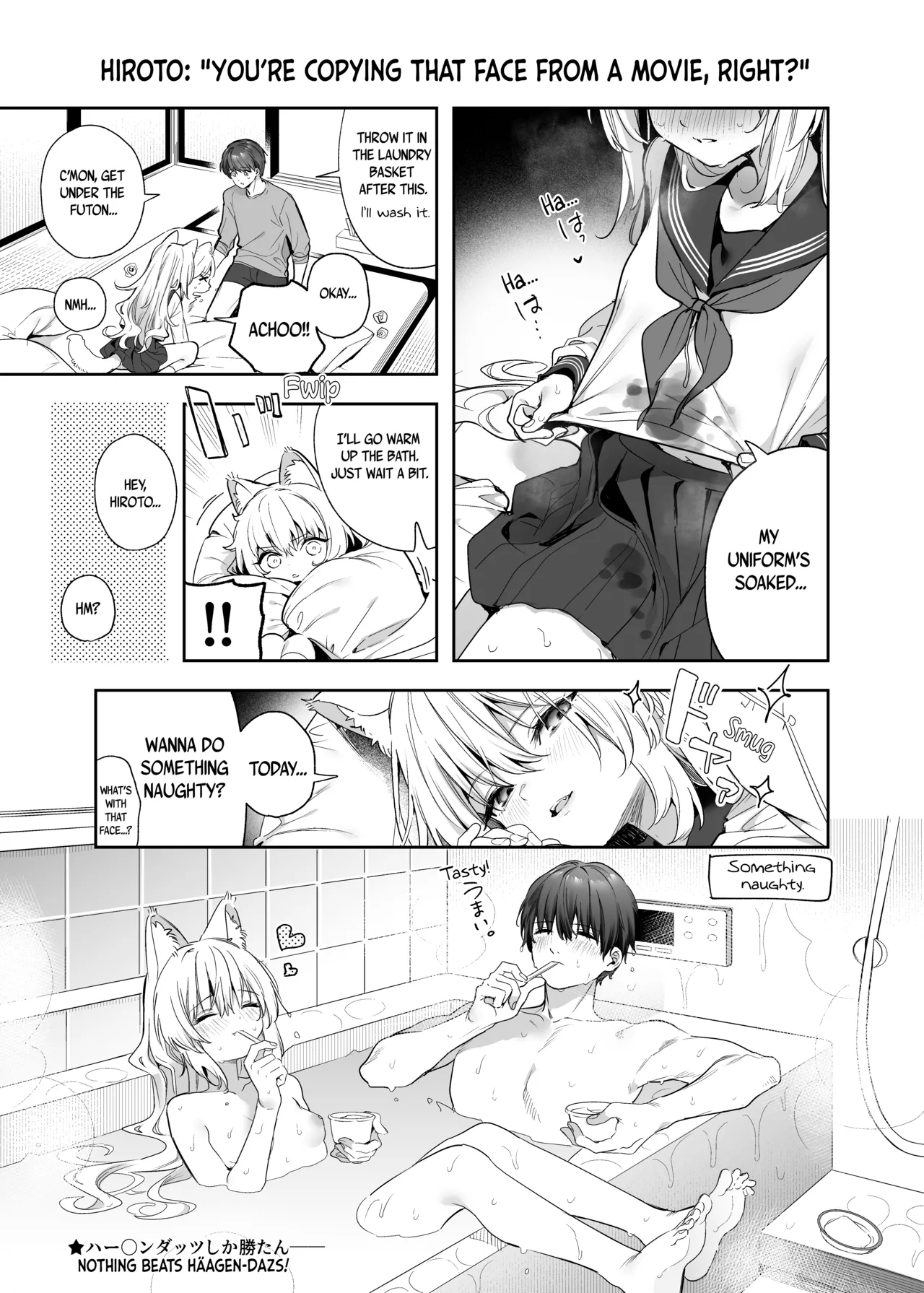 [Ringo no Naru Ki (Kise Itsuki)] Mugi no Ongaeshi -Gakuseihen- | Mugi's Repayment -Student Arc- [English] [Vivid Rabbit Translation] [Digital] page 41 original parody - schoolgirl uniform wolf girl hentai manga - read online free