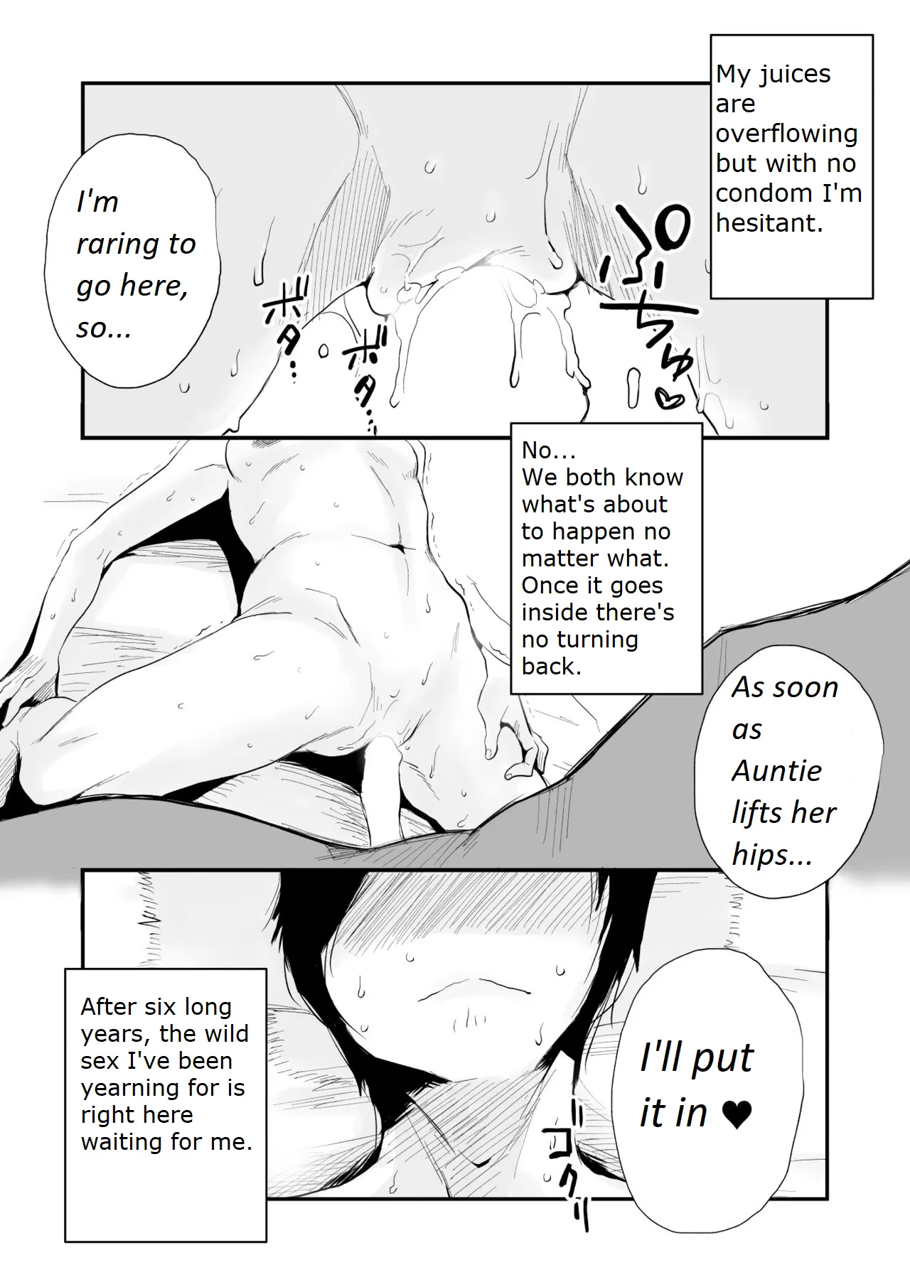 46-sai Hinnyuu Oba to no Donyoku SEX | Greedy Sex with a Small Breasted 46 Year Old Aunt page 43 original parody - milf full censorship hentai manga - read online free