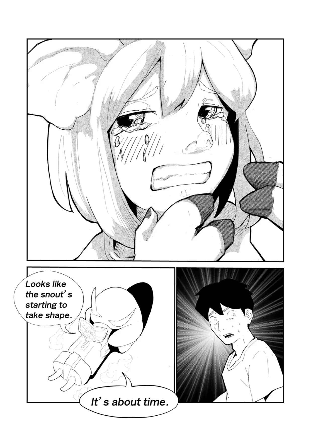 「キミは今日から豚魔族 第一話」英語版含む page 28 original parody - transformation pig girl hentai manga - read online free