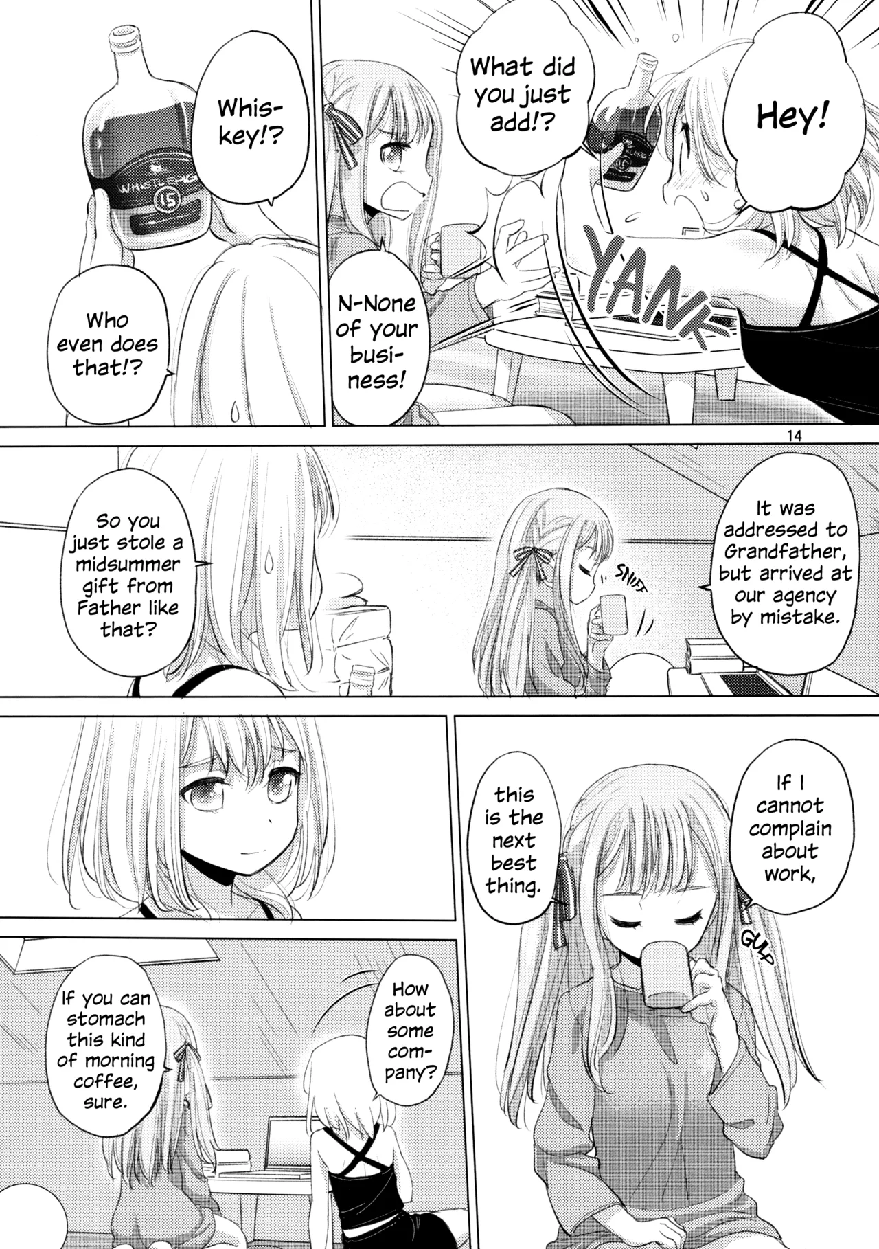 Olga Booze page 13 featuring anon chihaya bang dream parody - kissing females only hentai manga - read online free
