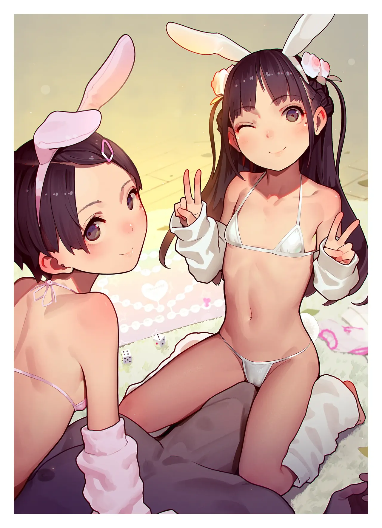 Otoko de asobu mesugaki-chan tachi illustration set 2020-2023 page 145 - full color dark skin hentai manga - read online free