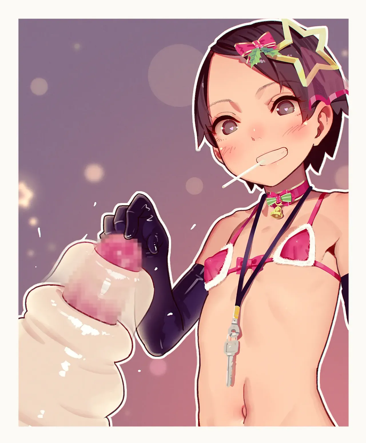 Otoko de asobu mesugaki-chan tachi illustration set 2020-2023 page 168 - full color dark skin hentai manga - read online free