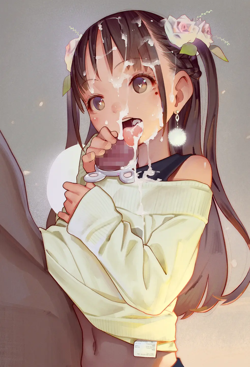 Otoko de asobu mesugaki-chan tachi illustration set 2020-2023 page 194 - full color dark skin hentai manga - read online free