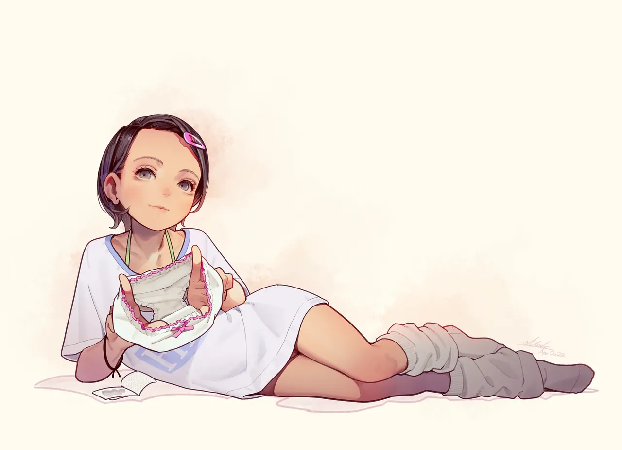 Otoko de asobu mesugaki-chan tachi illustration set 2020-2023 page 213 - full color dark skin hentai manga - read online free