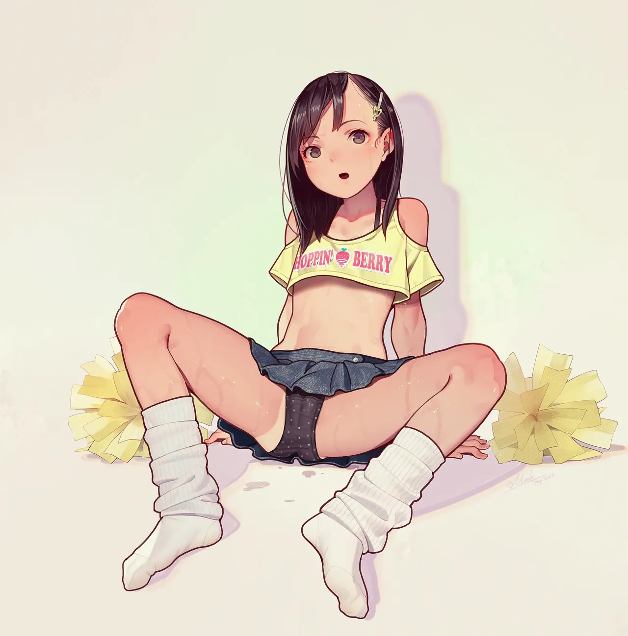 Otoko de asobu mesugaki-chan tachi illustration set 2020-2023 page 220 - full color dark skin hentai manga - read online free