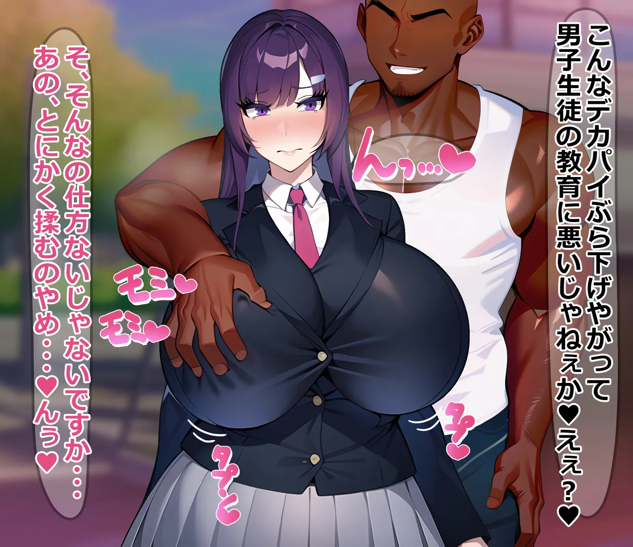 寝取られやすい爆乳幼馴染 page 29 original parody - business suit big breasts hentai manga - read online free