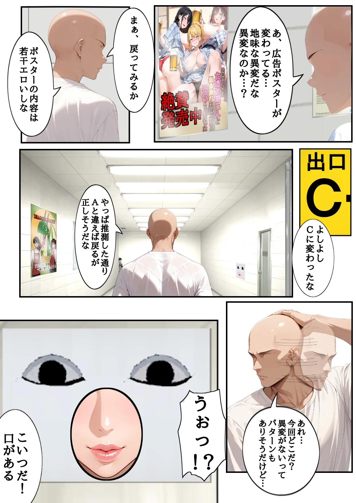 H Ban Deguchi Mitsuketa Ihen ga Ero Sugite Modorenai page 36 - comic ai generated hentai manga - read online free