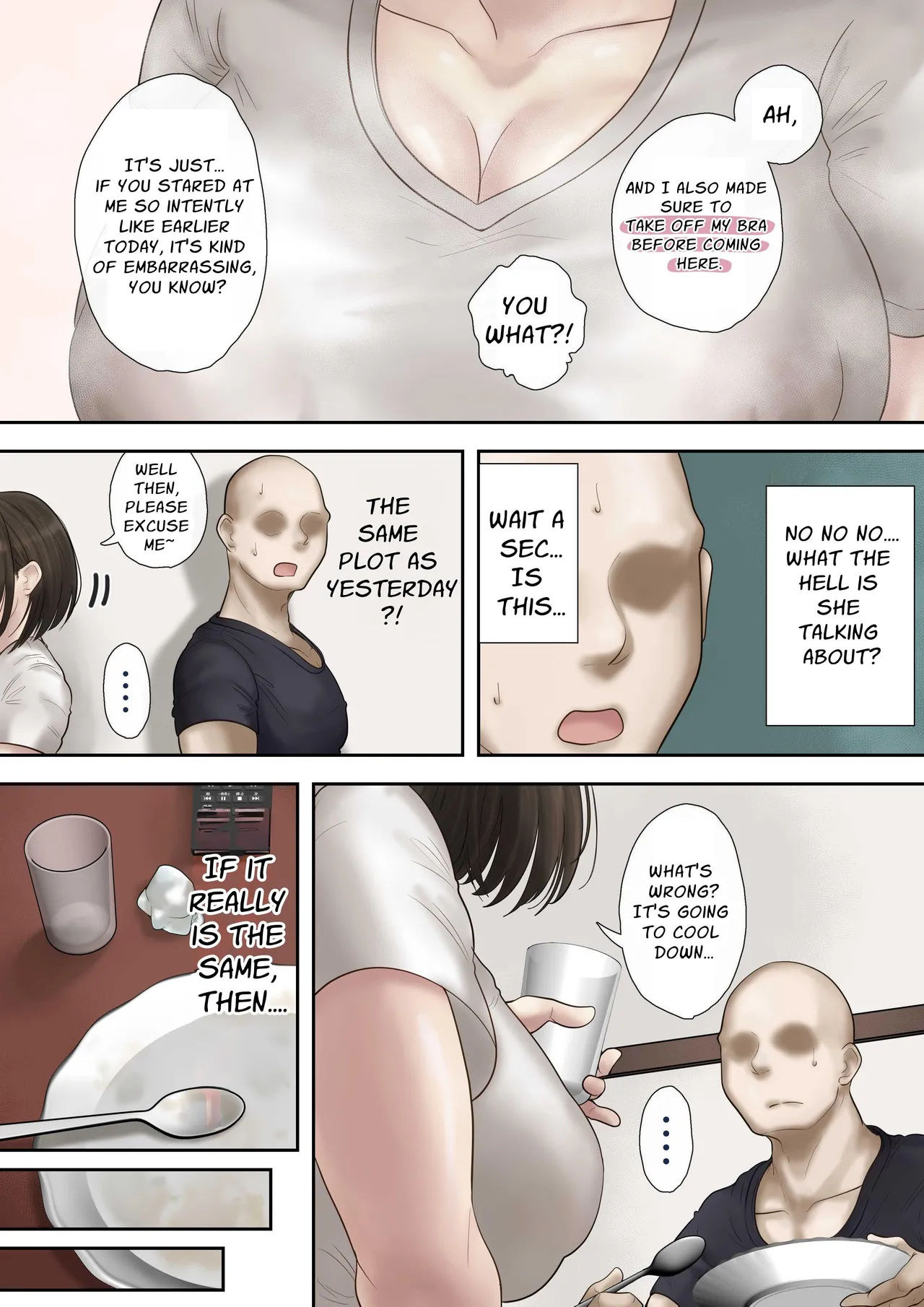 Onaji Mansion ni Sumu Onna-tachi ga Maiban Ore ni Okazu o Todoke ni Kuru Ken | These Babes Who Live In The Same Building Complex Bring Me Delicious Snacks Every Night page 18 original parody - milf big breasts hentai manga - read online free