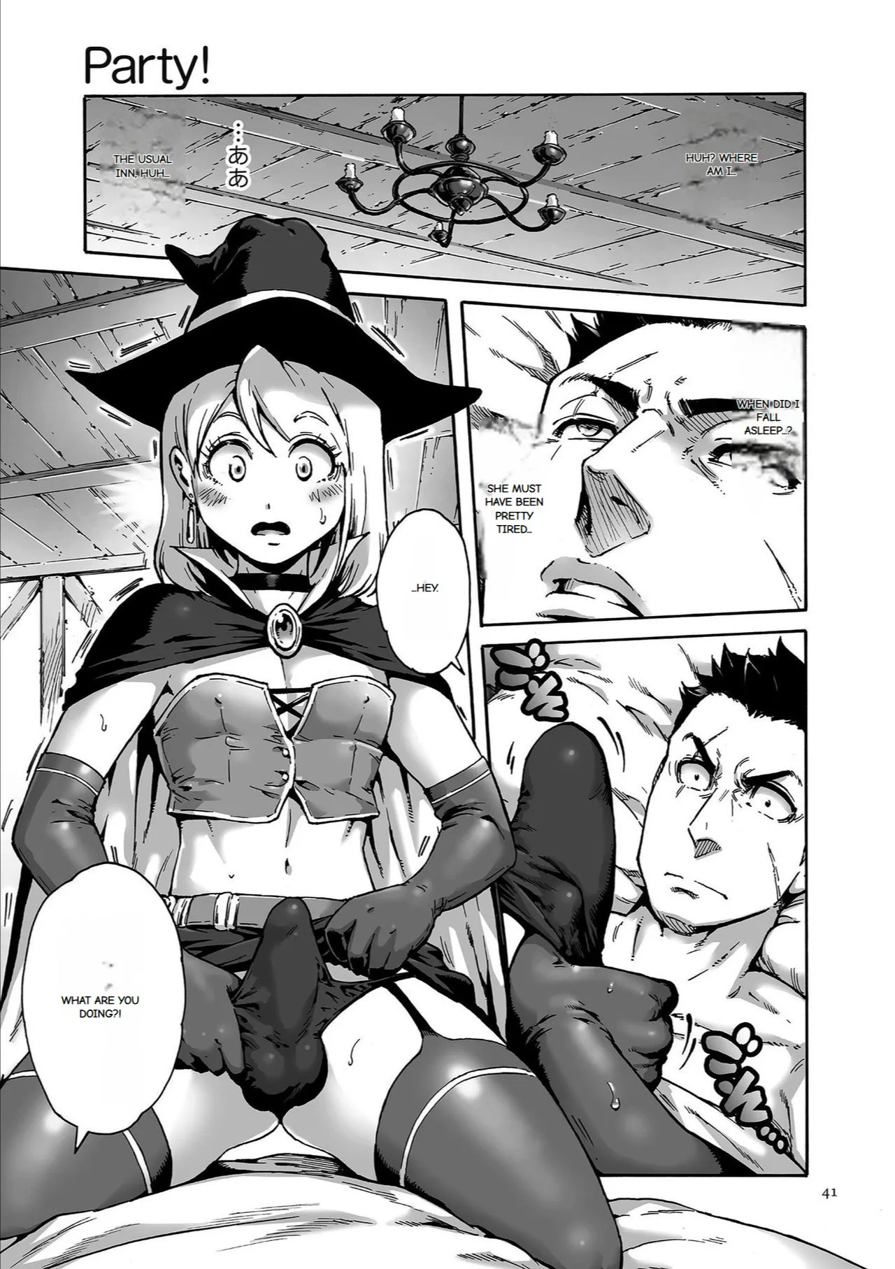 Onoko to. page 40 - garter belt group hentai manga - read online free