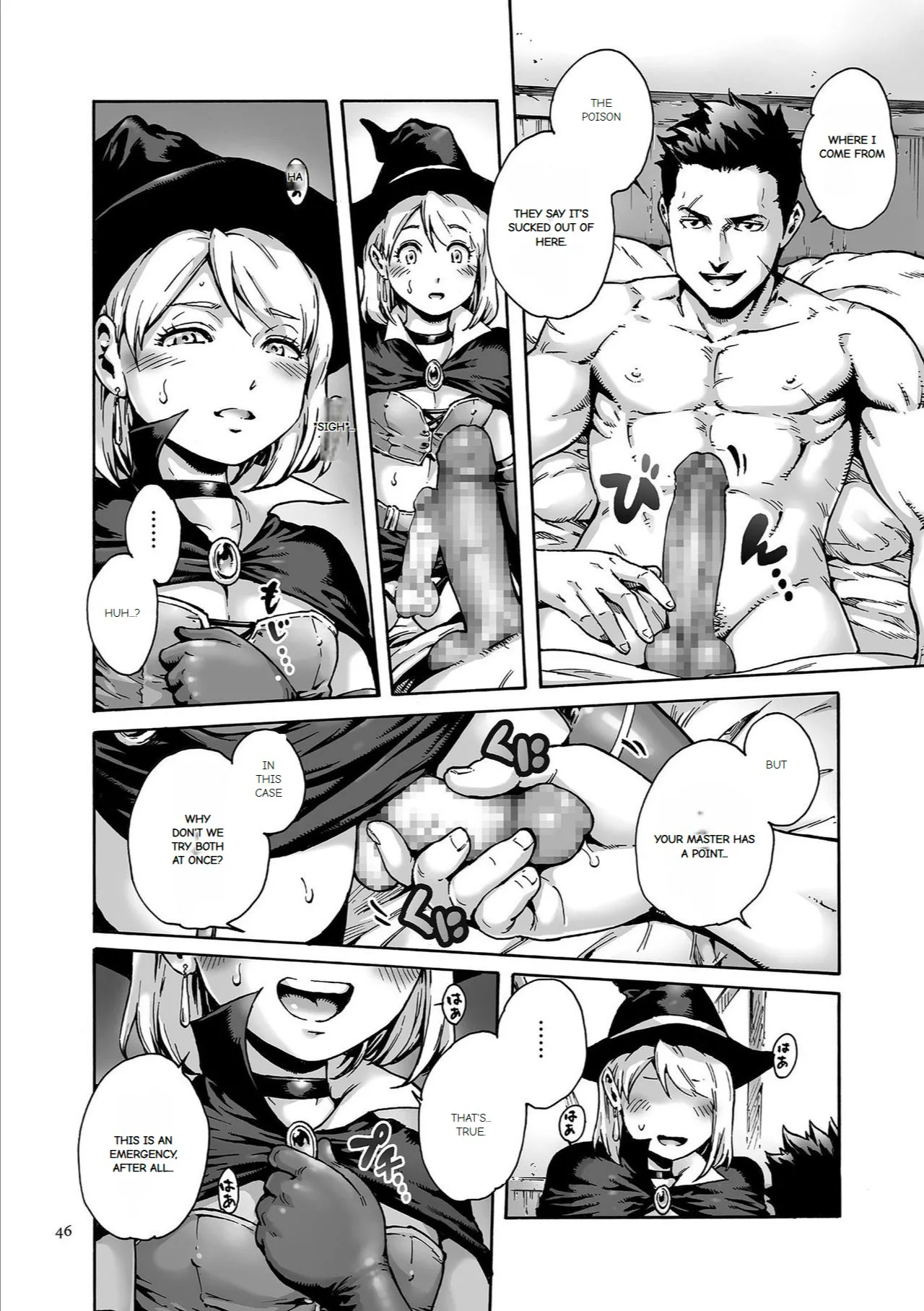 Onoko to. page 45 - garter belt group hentai manga - read online free