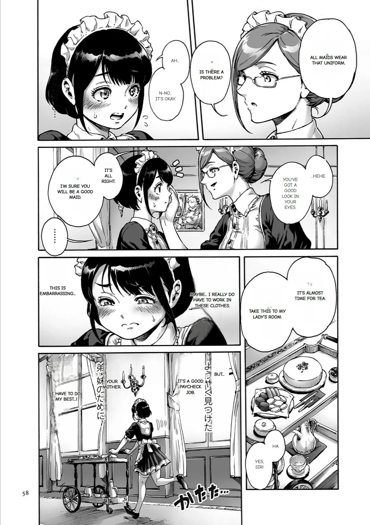 Onoko to. page 57 - garter belt group hentai manga - read online free