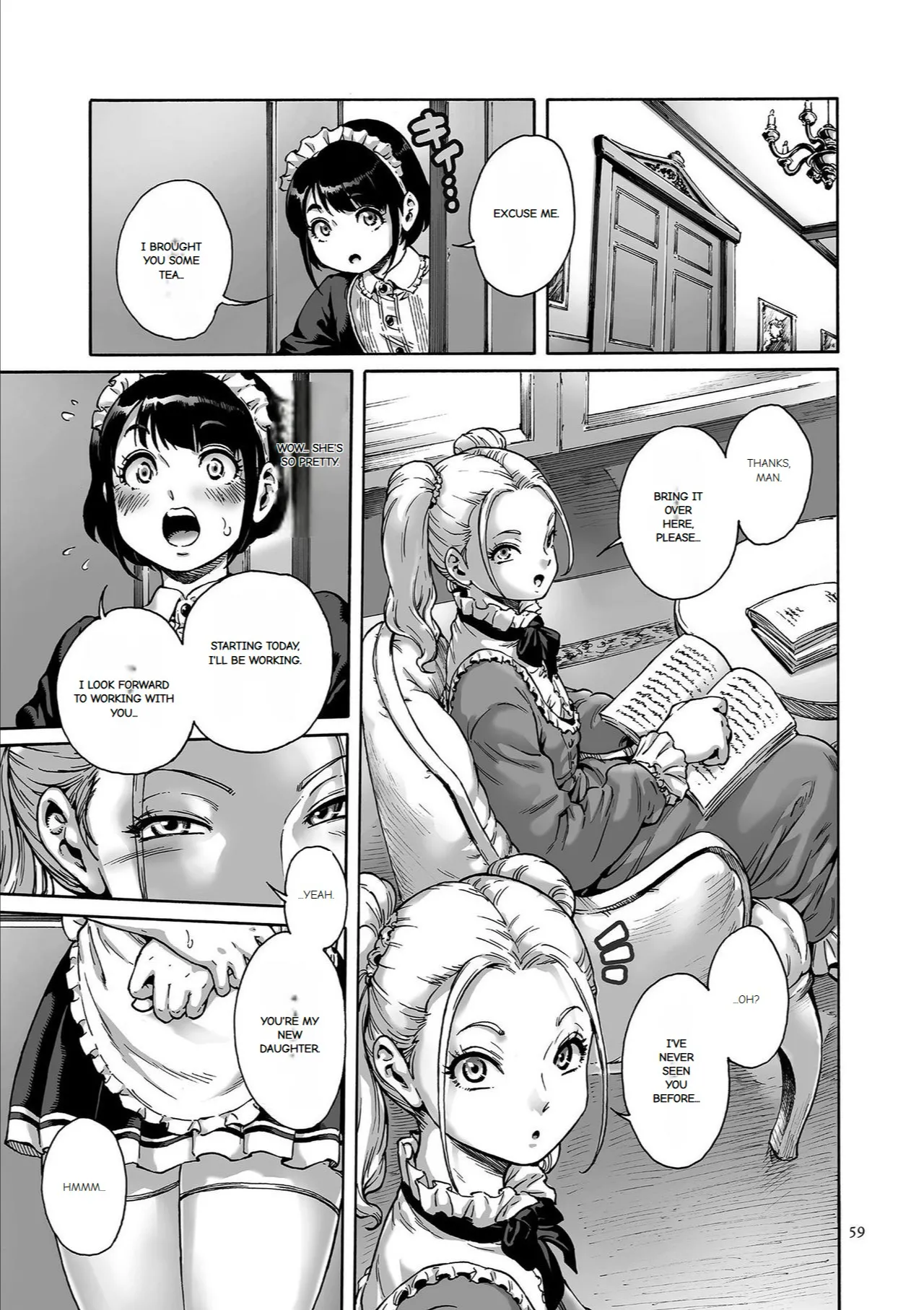 Onoko to. page 58 - garter belt group hentai manga - read online free