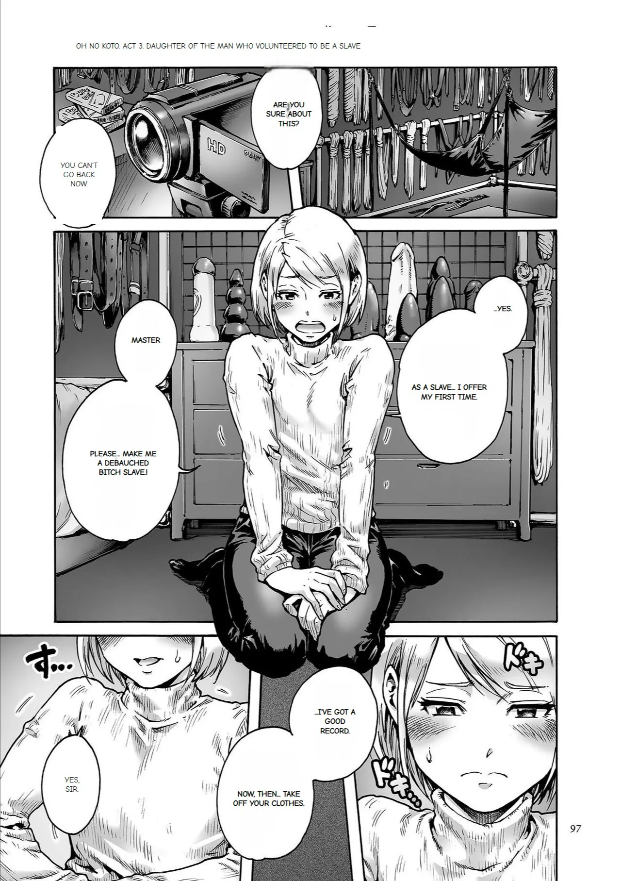 Onoko to. page 97 - garter belt group hentai manga - read online free