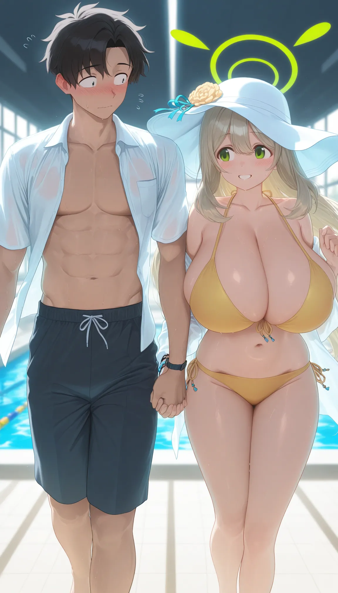 Nonomi - Summer with Sensei // ノノミ - 先生と過ごす夏  [210p] (Patreon) [AI Generated] - Page 11
