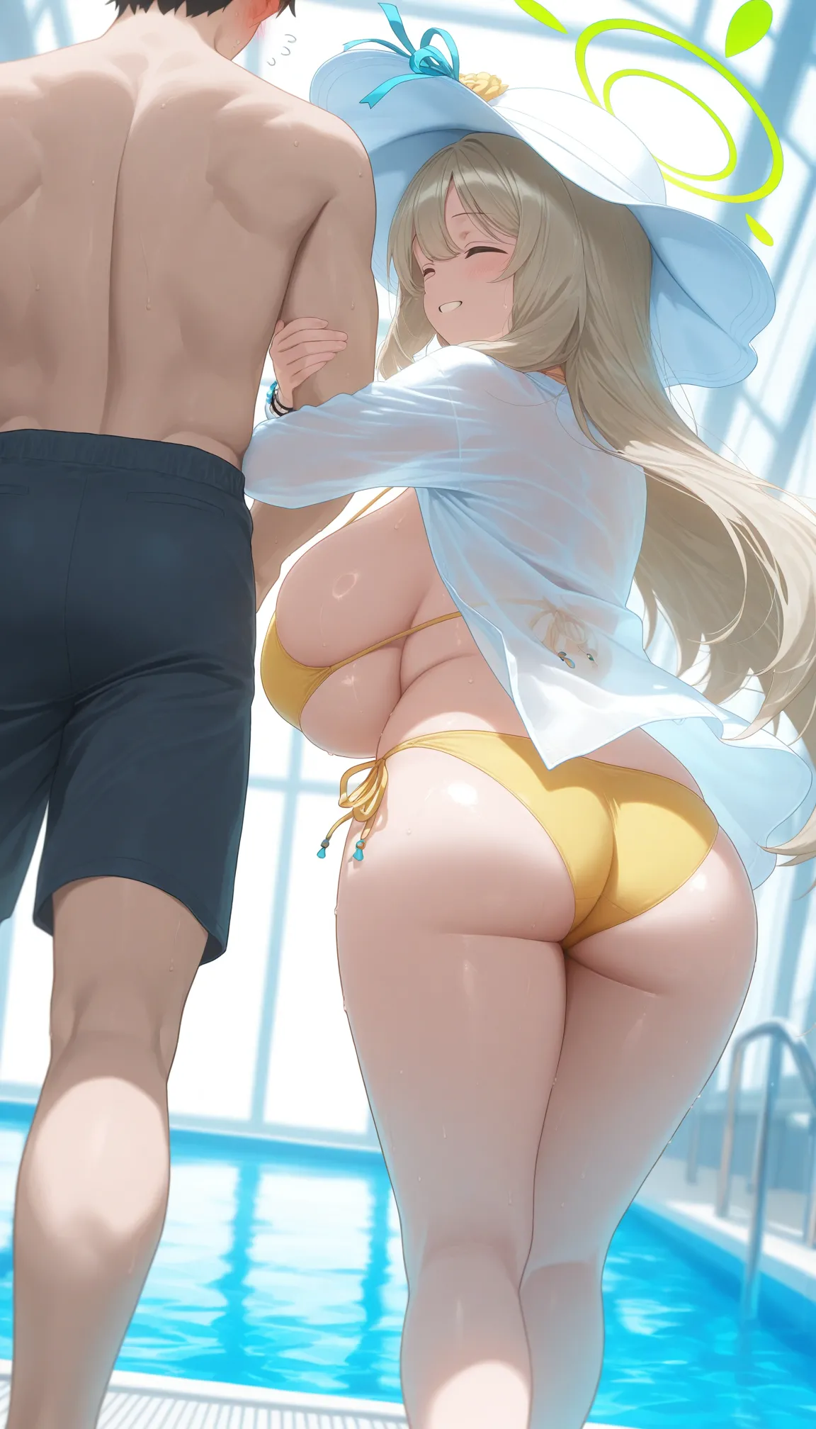 Nonomi - Summer with Sensei // ノノミ - 先生と過ごす夏  [210p] (Patreon) [AI Generated] - Page 15