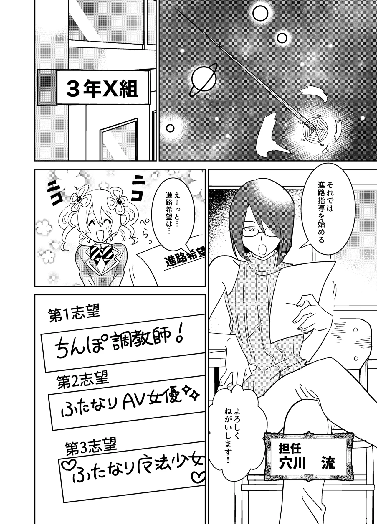 Moshimo Otome Ge no Hiroin Ga, Sutetasu Ochinpo ni Zenfuri Shiteitara page 33 original parody - futanari schoolboy uniform hentai manga - read online free