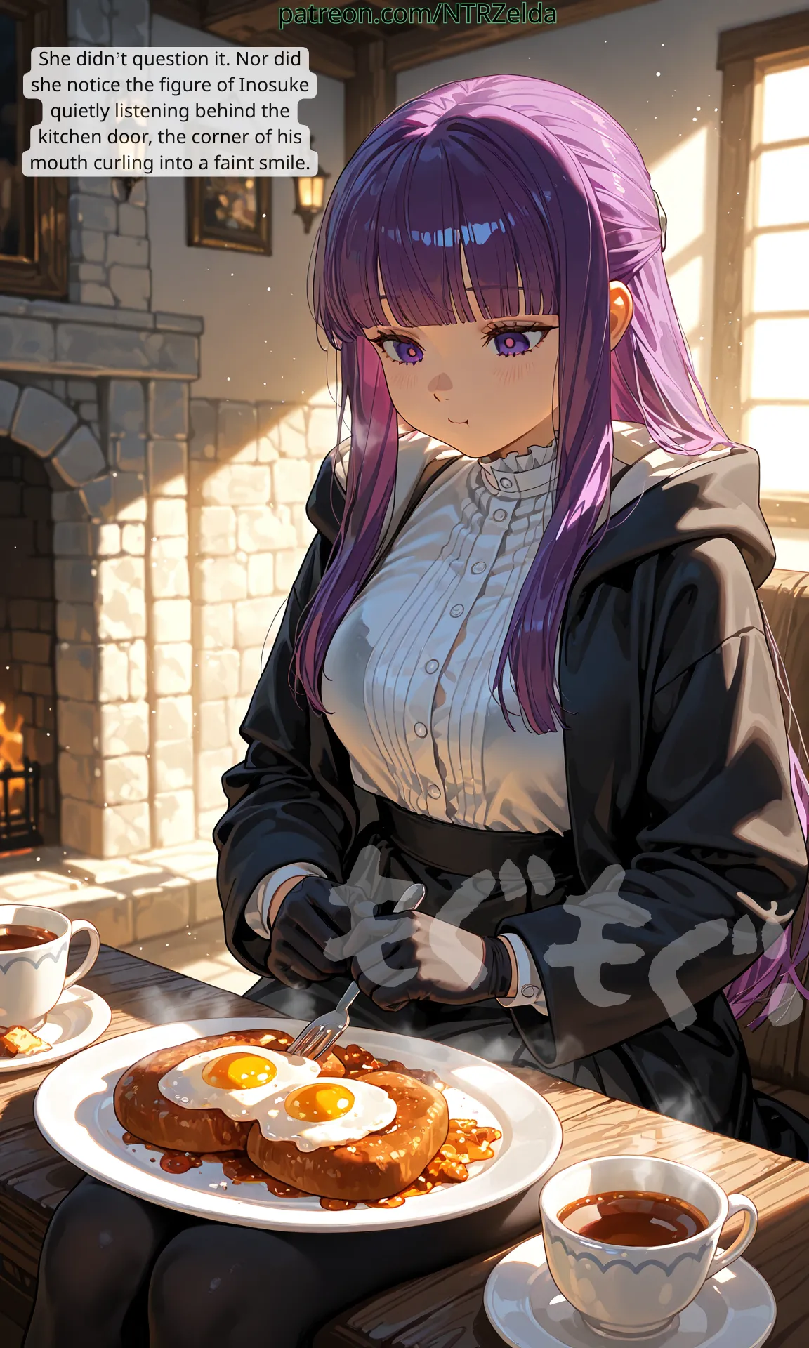 Sunset Inn Fern Part 2 page 12 featuring fern sousou no frieren parody - big breasts netorare hentai manga - read online free