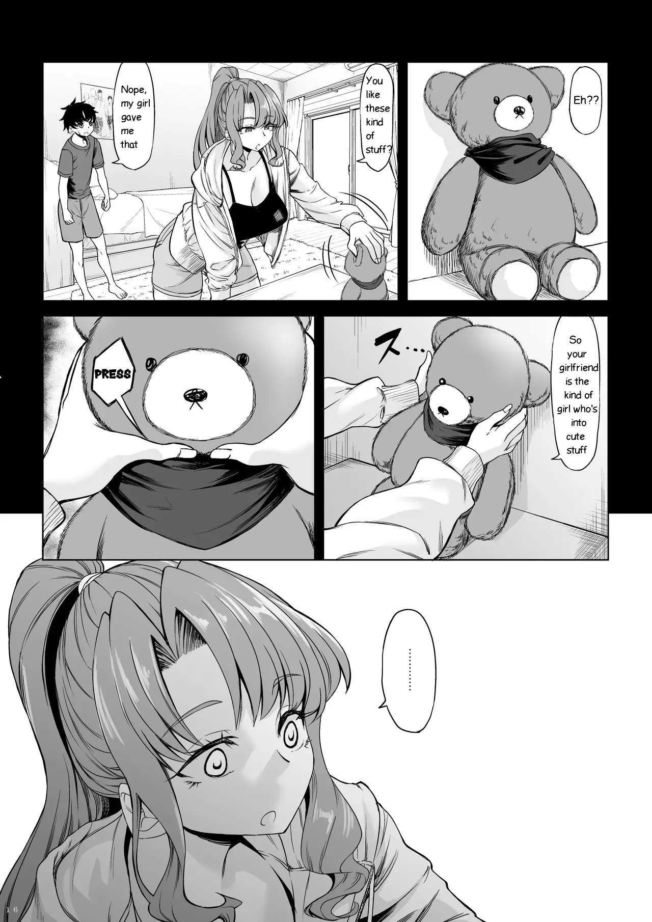 Shinchou 211 cm no Jirai-kei Joshi ni Nerawarete mou Nigerarenai 2 page 15 original parody - kissing big breasts hentai manga - read online free