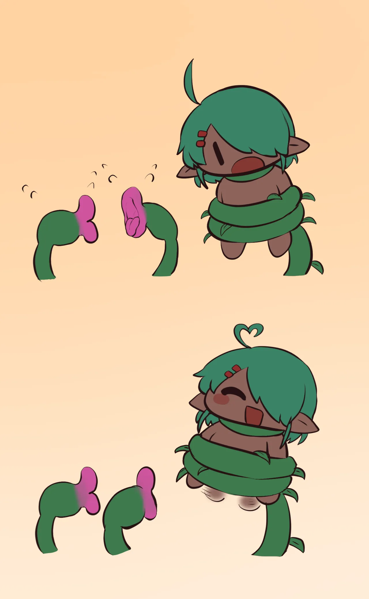 Heatstroke Midori-kun and the Tentacle Plant - Page 14