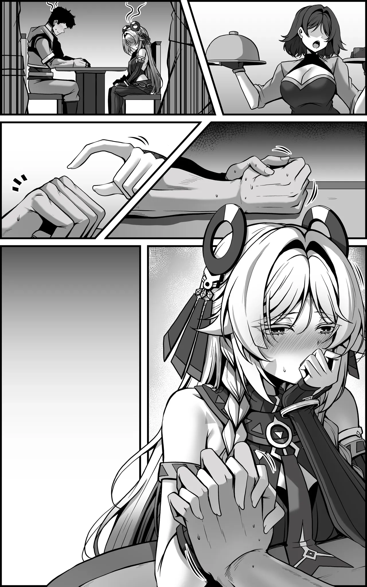 「黒曜石の老婆」って、重要なのは「老婆」であって、「黒曜石」じゃないの。 page 50 featuring citlali genshin impact parody - kissing big breasts hentai manga - read online free