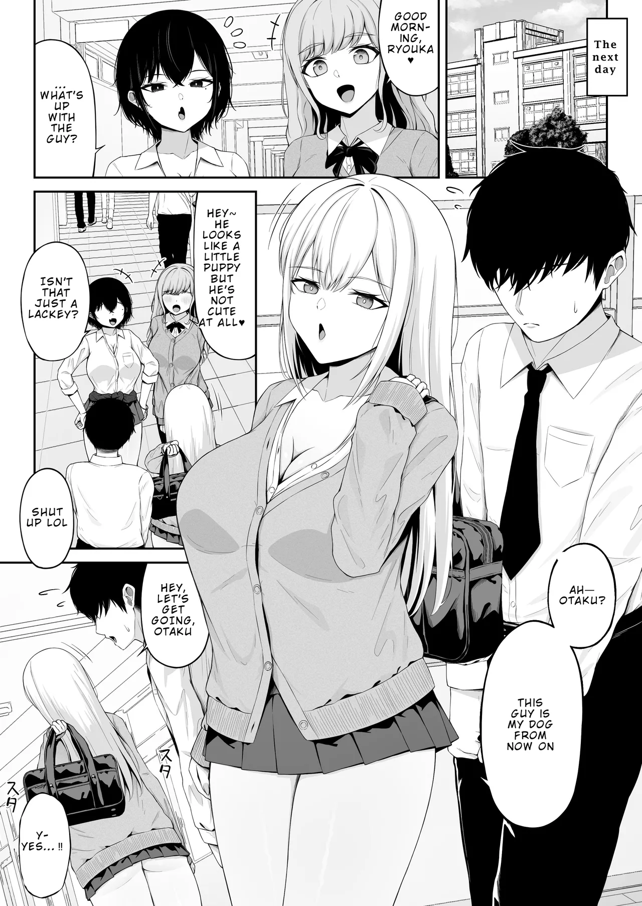 Class no Ichigun Gal wa Ore no Kawaii Pet | The Group of Gals in My Class Are My Cute Pets page 28 original parody - big breasts schoolboy uniform hentai manga - read online free