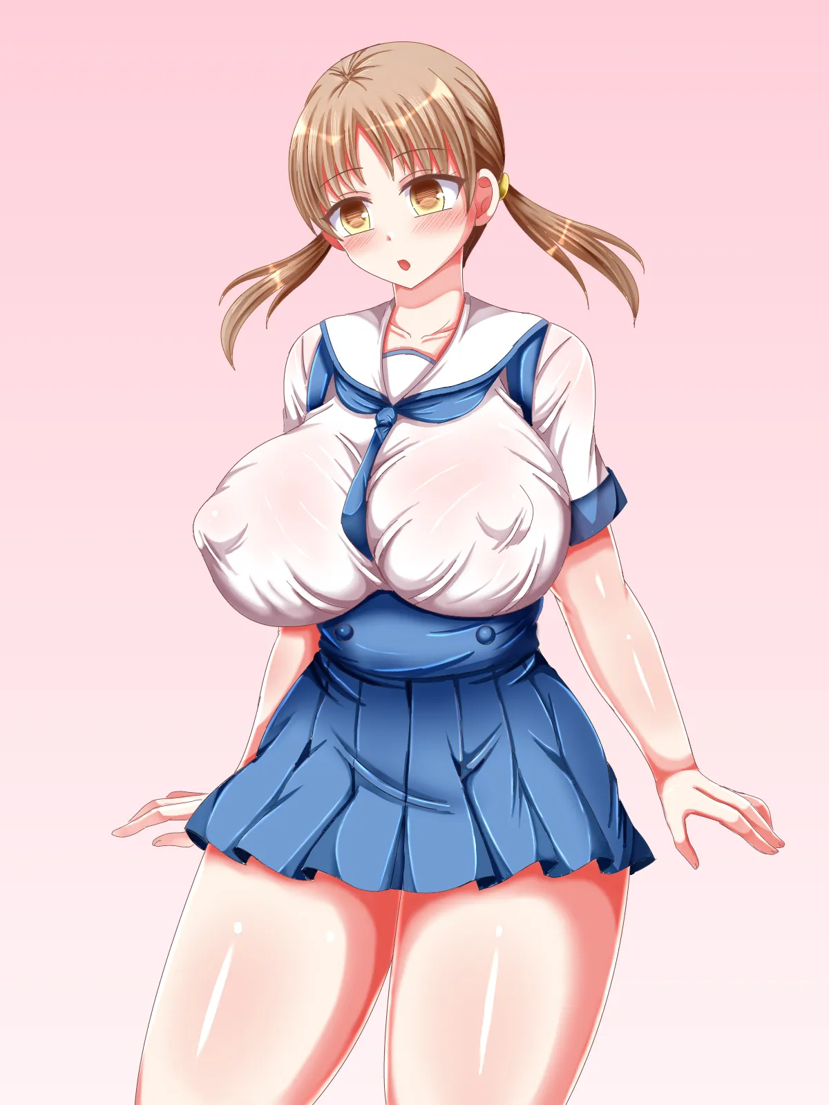 Seifuku JK ga Yasashiku Nukinuki Onasapo de Tsukushitekureru Ohanashi♪ page 74 original parody - big breasts pantyjob hentai manga - read online free