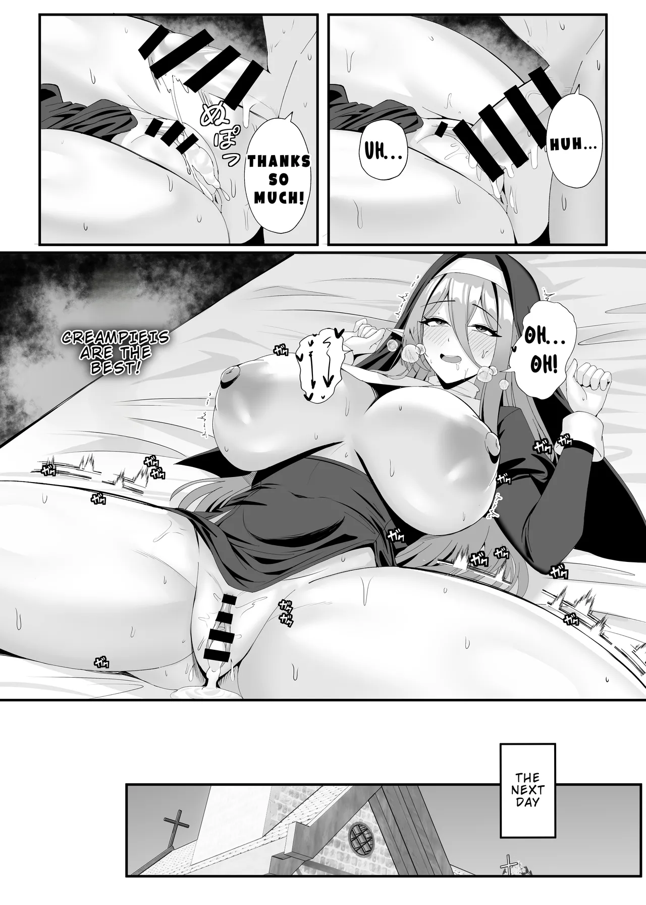Hatsujouki no Elf Sister wa Mainichi Joukachuu | The Elf Sister in Heat is Aroused Every Day page 23 original parody - elf big breasts hentai manga - read online free